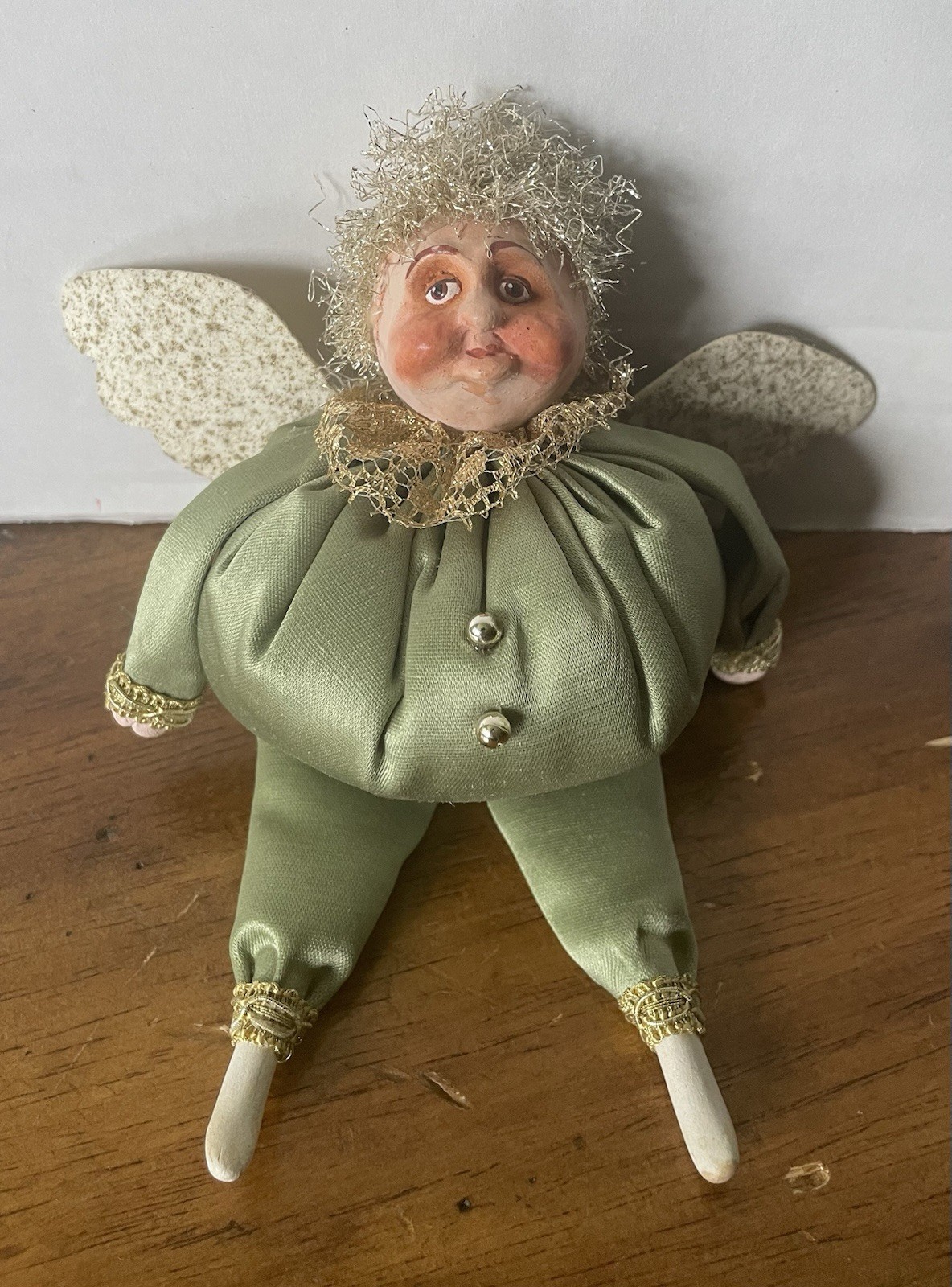 Vintage Letizia Letizia’s Italian Italy Ornament godmother Fat fairy