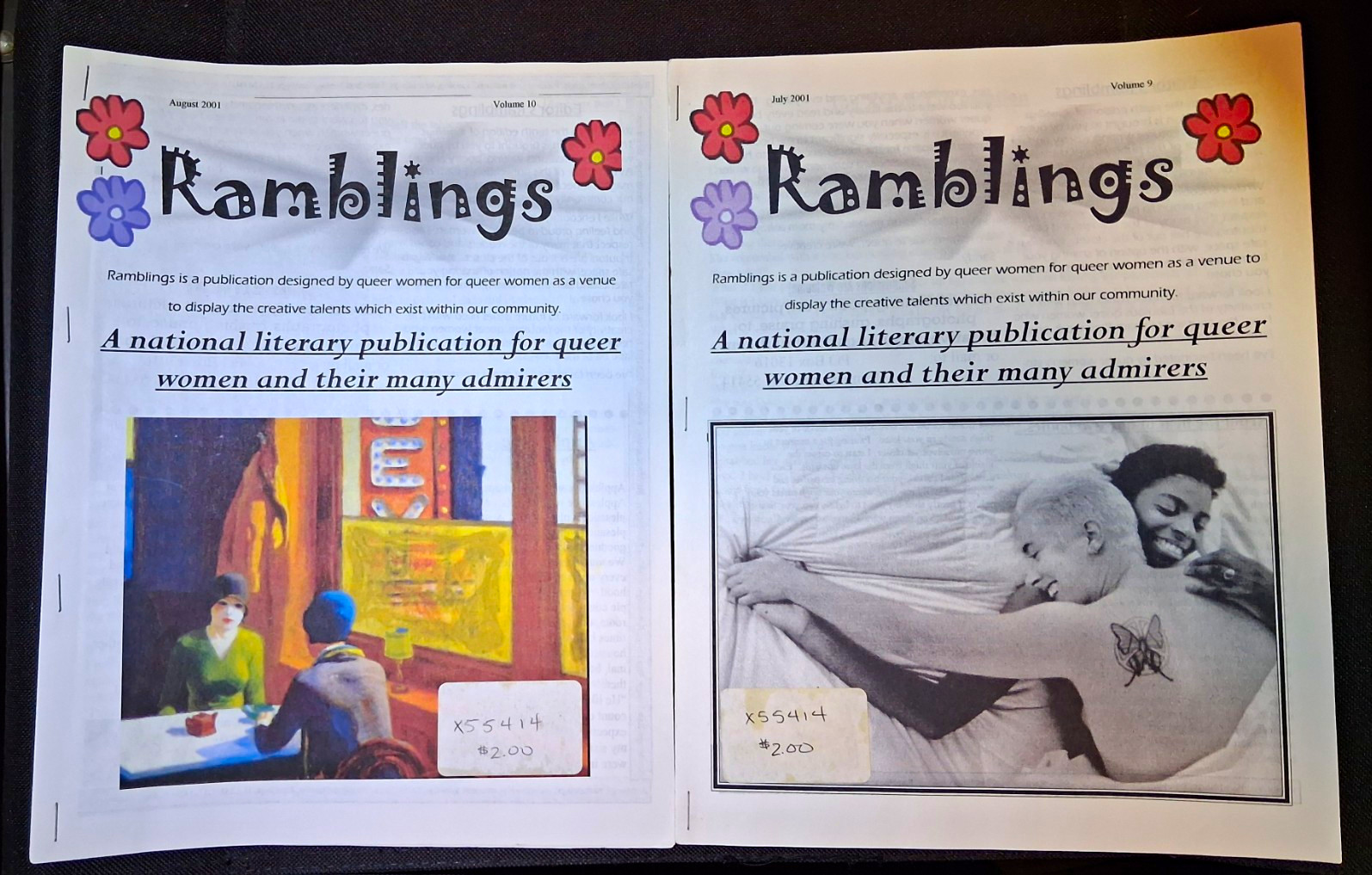 Ramblings Magazine Lot of 2 July/Aug 2001 Vol 9-10 Illustrated Ani Difranco Ramblings Magazine Lot of 2 July/Aug 2001 Vol 9-10 Illustrated Ani Difranco