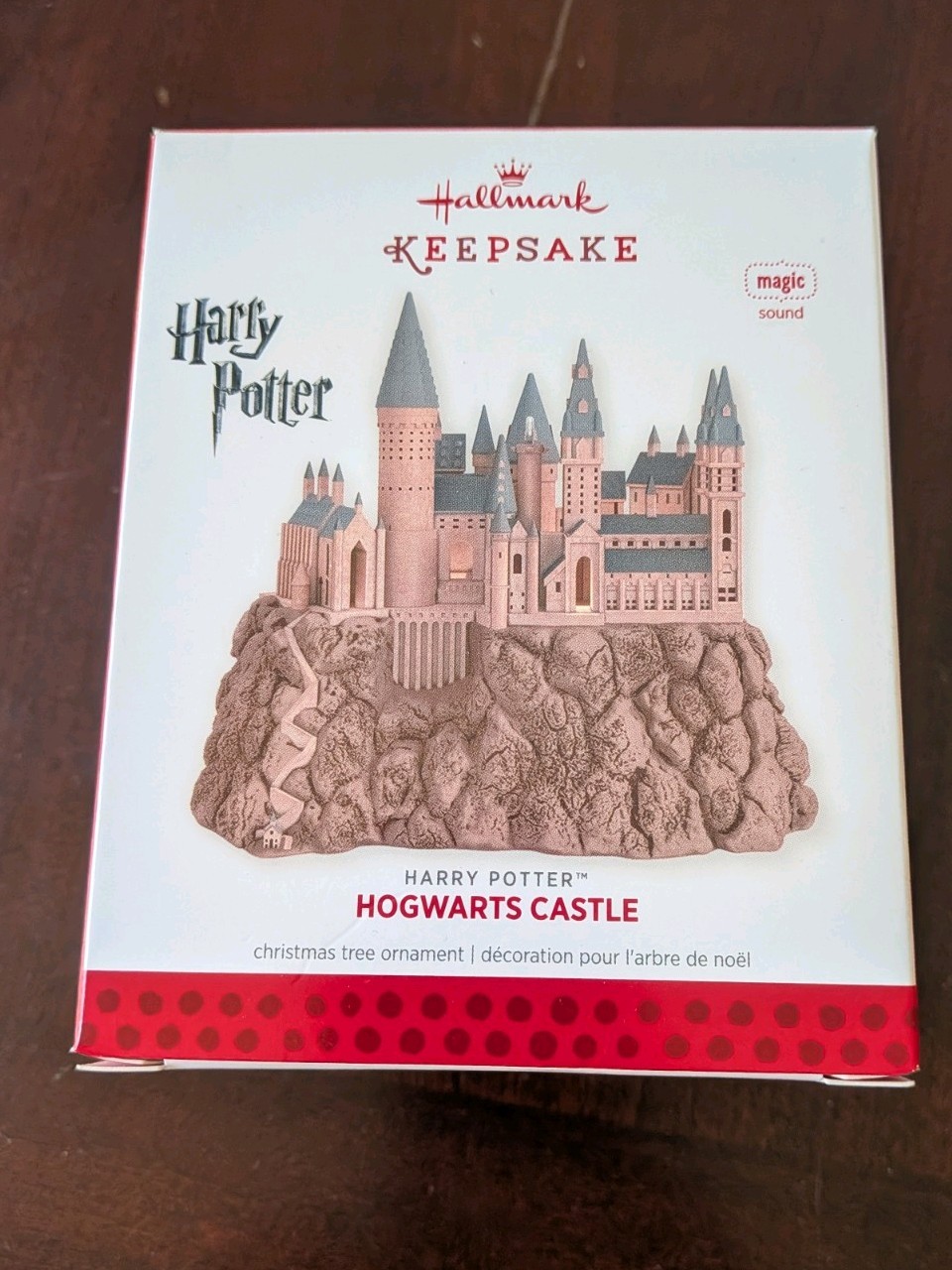 Harry Potter Hallmark Hogwarts Castle Magic Ornament 2013 QXI2102 Hedwig's Theme