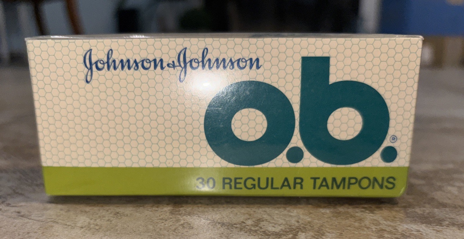 Vintage O.B. Regular Tampons New In Plastic Wrap Sealed Box 1980s Movie Prop
