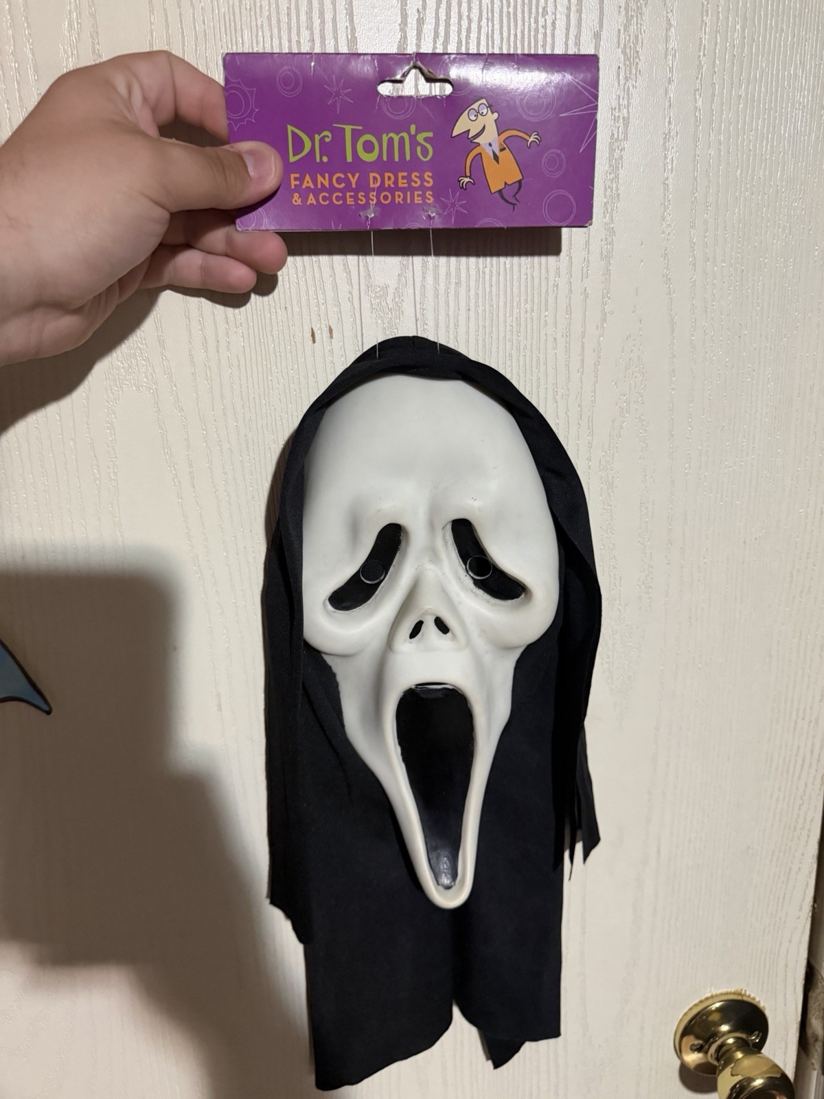 Vintage Ghostface Scream 2 Mask No Stamp RDS Poly Shroud Dr Tom’s Rds Ko Tagged