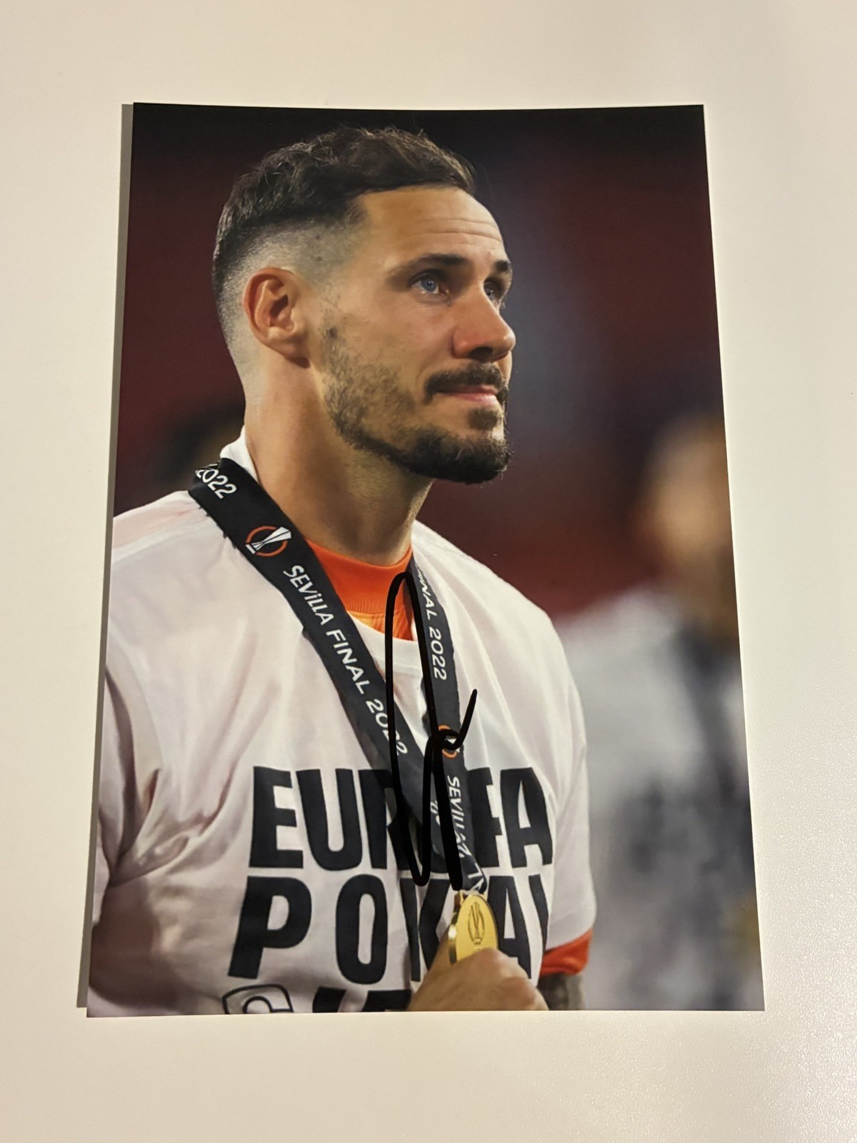 Jens Grahl Autograph Signed Photo Eintracht Frankfurt Europa League