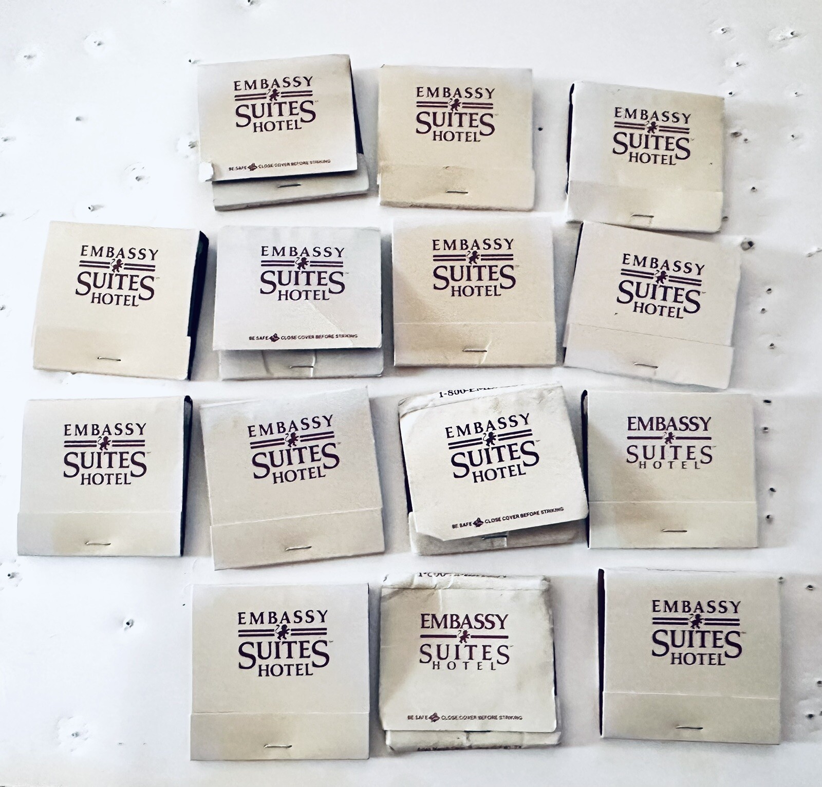 Embassy Suites Hotel Vintage Matchbook Lot of  14