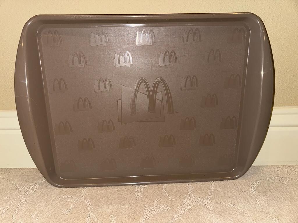 BRAND NEW Vintage McDonalds Brown Plastic Serving Tray - sold individually BRAND NEW Vintage McDonalds Brown Plastic Serving Tray - sold individually