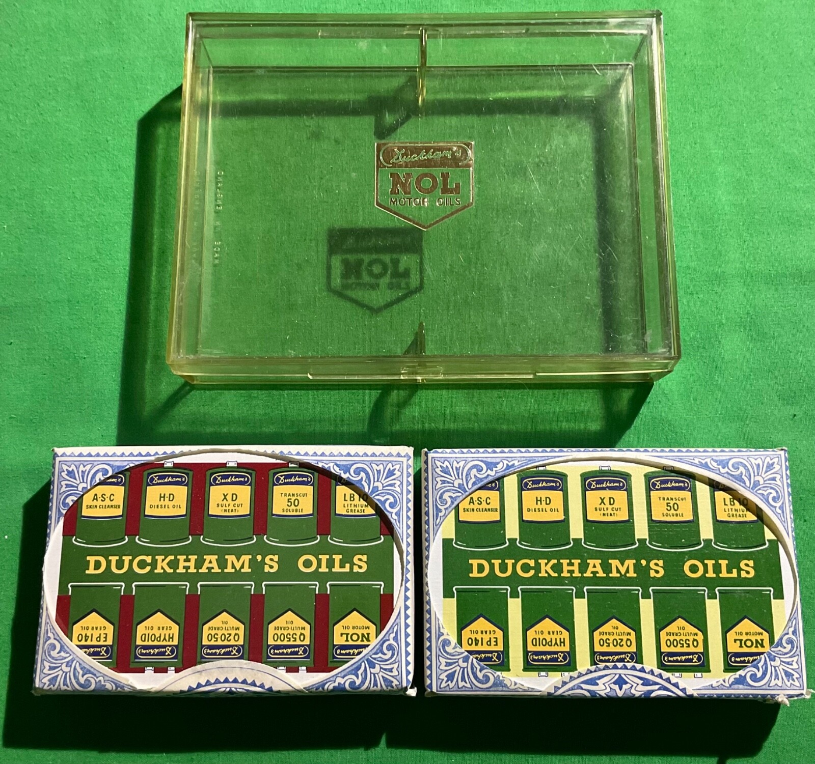 Twin Set TAX WRAPPED Old Vintage * DUCKHAMS OILS * Advertising Playing Cards CAR Twin Set TAX WRAPPED Old Vintage * DUCKHAMS OILS * Advertising Playing Cards CAR