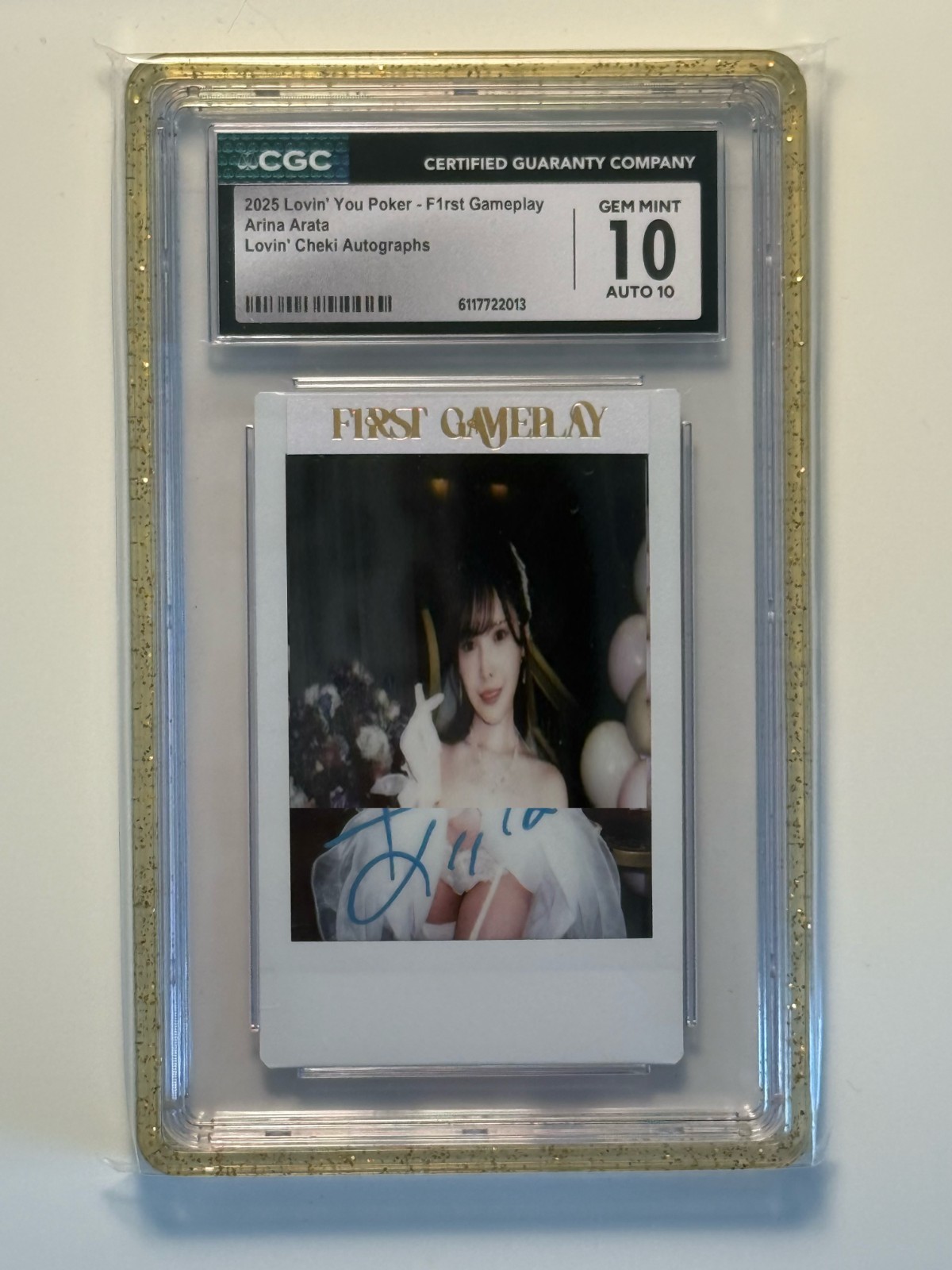2025 Lovin\' You Poker - F1rst Gam Arina Arata Cheki SP Autographs CGC 10 AUTO 10