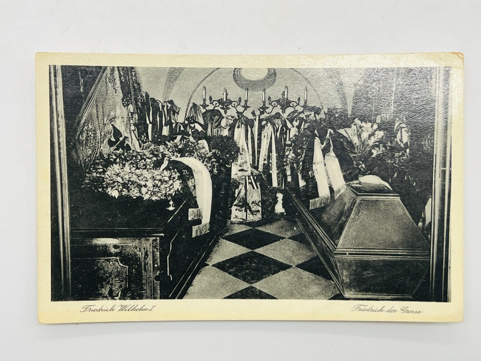 Friedrich Wilhelm I & Friedrich Der Grosse German Royalty Antique Postcard 1900s