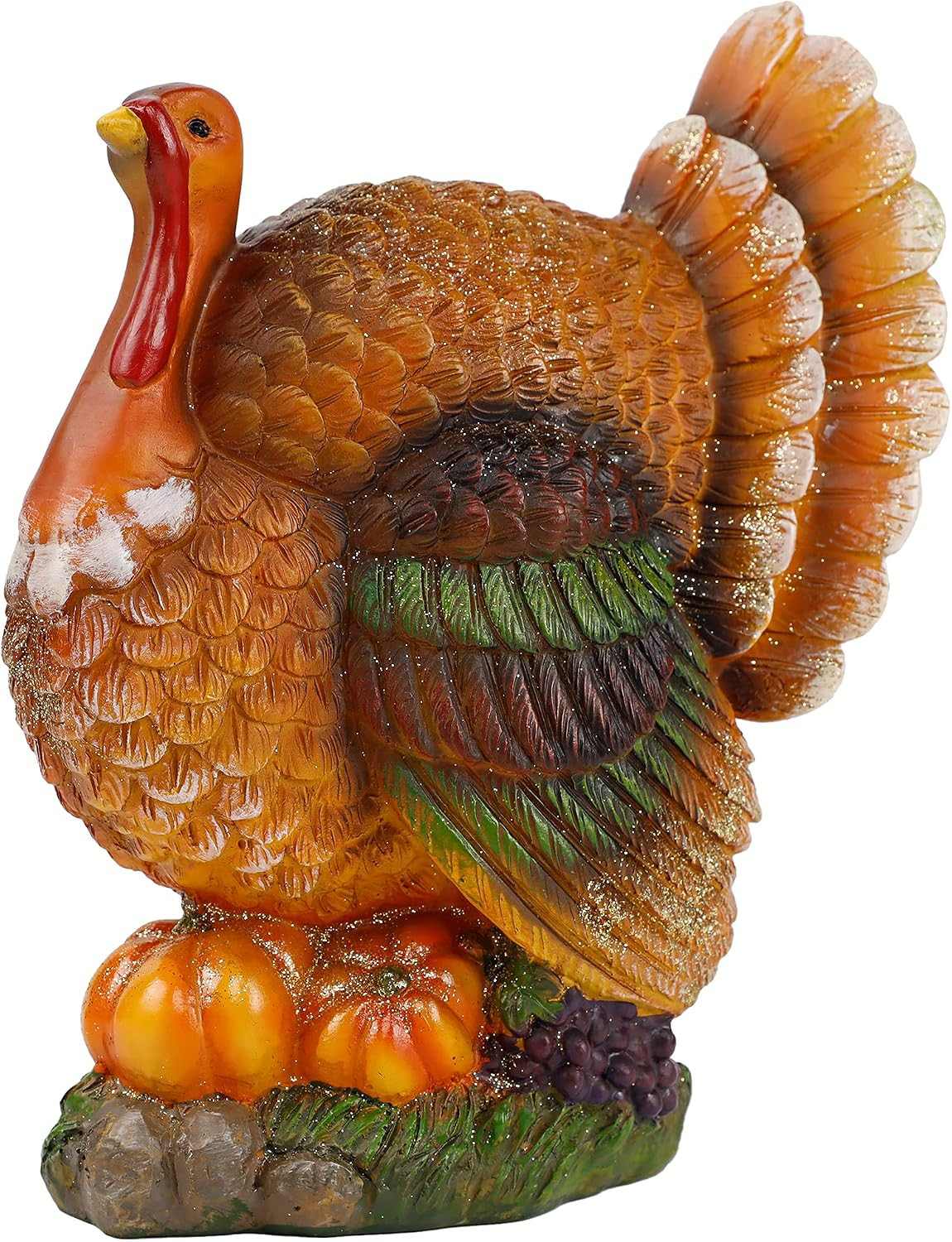 Thanksgiving Resin Turkey Table Decorations, 9.5\