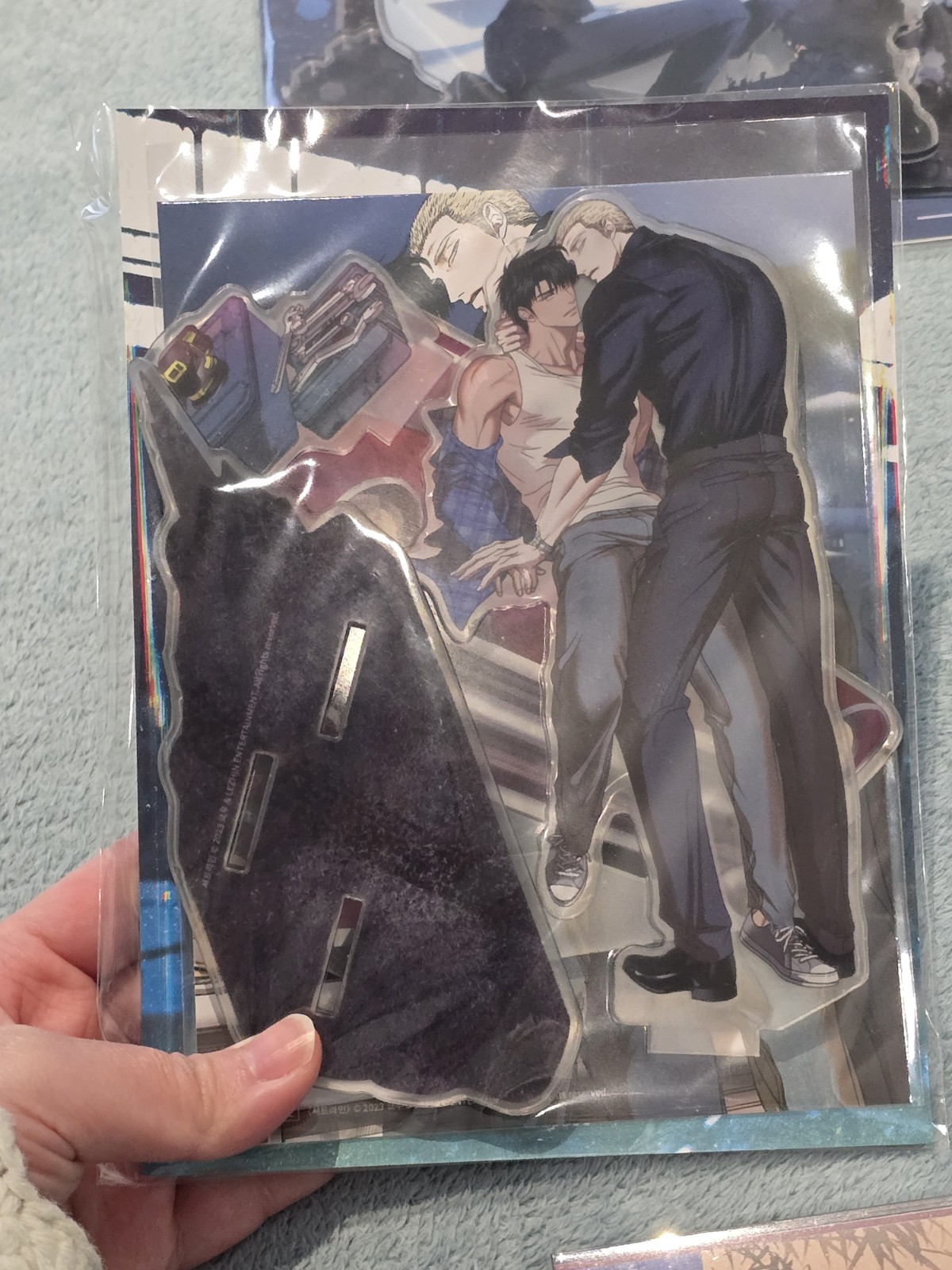 Official Lezhin Bomtoon shutline jay x shin Acrylic Stand Figure BL Kpop yaoi