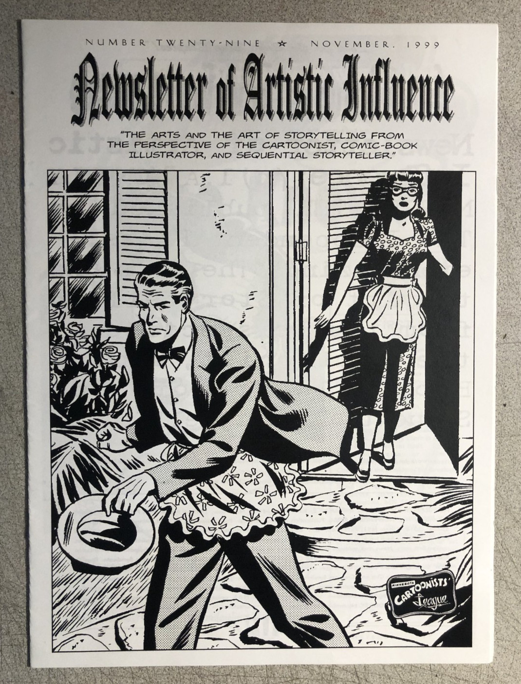 NEWSLETTER OF ARTISTIC INFLUENCE #29 Ken Ernst cover 1999 Liberty Meadows VF NEWSLETTER OF ARTISTIC INFLUENCE #29 Ken Ernst cover 1999 Liberty Meadows VF