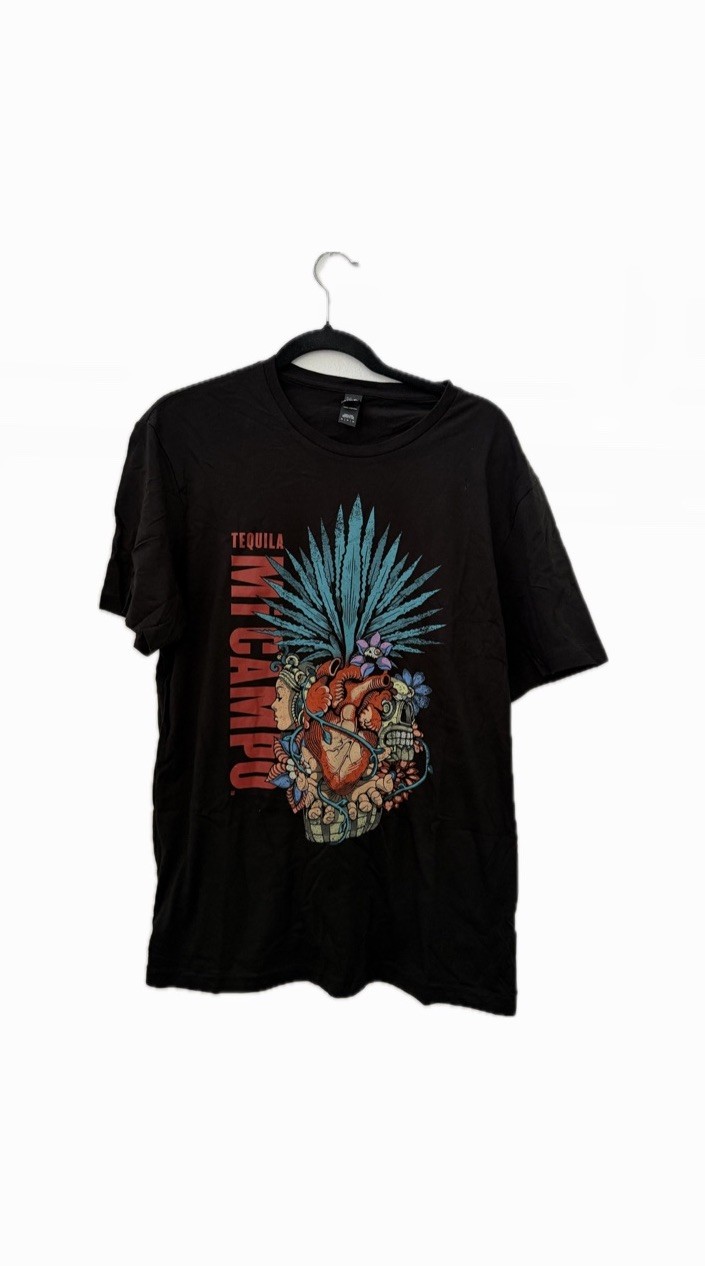 MI CAMPO TEQUILA DISTILLERY UNISEX M GRAPHIC T-SHIRT BY RAÚL URIAS NWT MI CAMPO TEQUILA DISTILLERY UNISEX M GRAPHIC T-SHIRT BY RAÚL URIAS NWT