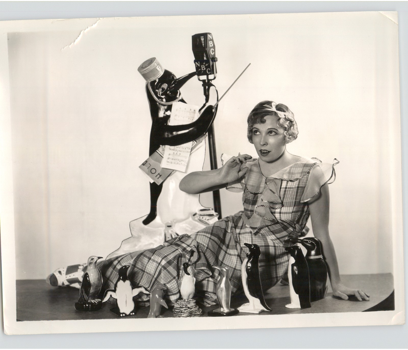 San Francisco Radio Actress Helen Troy NBC Studio Portrait  1934 Press Photo