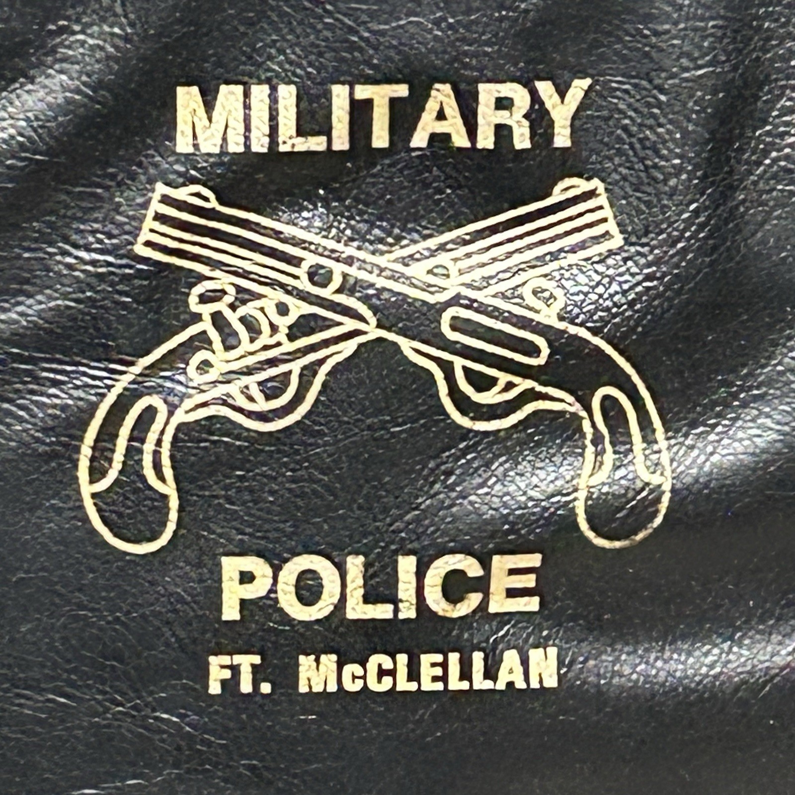 1977 US Army Military Police Training MP Fort McClellan AL Paperwork Bag