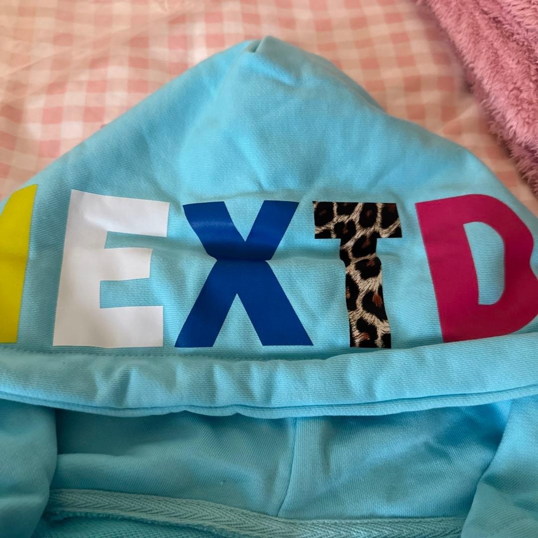 BOYNEXTDOOR One and Only Hoodie Parka Light Blue Unisex Sweatshirt Size S K-POP