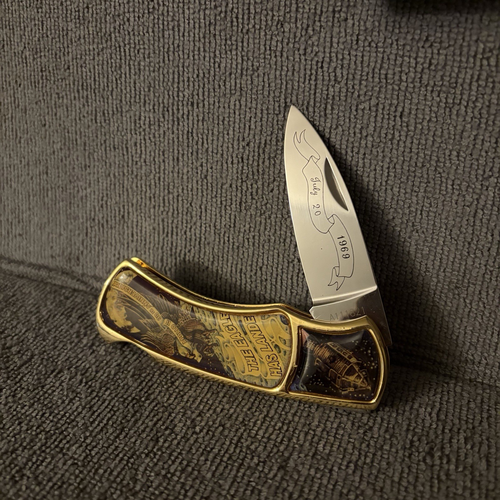 Vintage Apollo 11 30th Anniversary Pocket Knife 1969-1999 The Eagle Has Landed