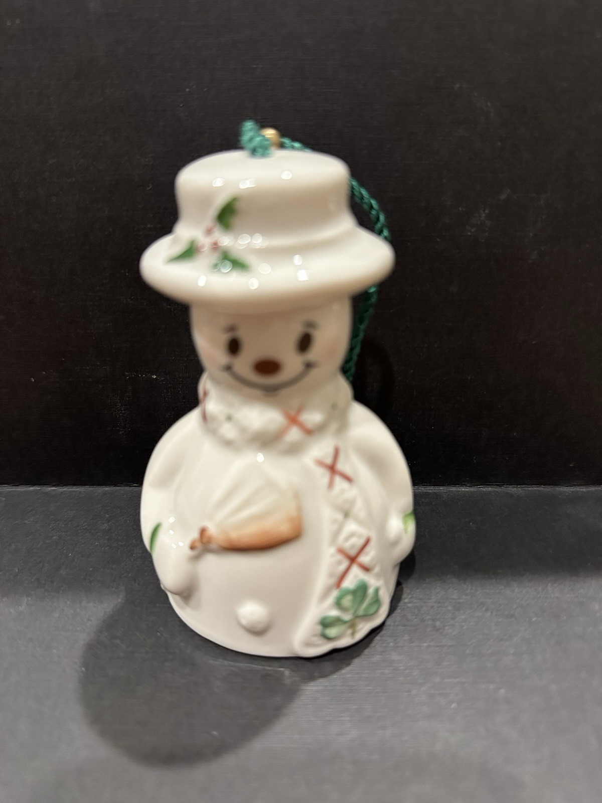 Belleek Classic Snowman Ornament