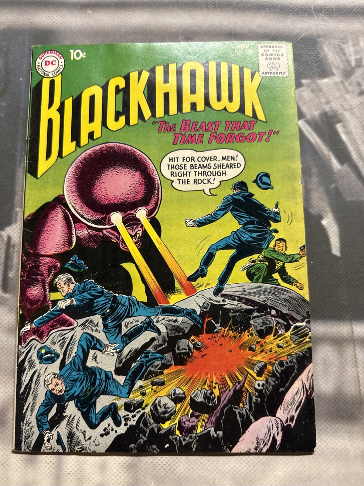 BLACKHAWK #154 1960 DICK DILLON DC COMIC B1SL