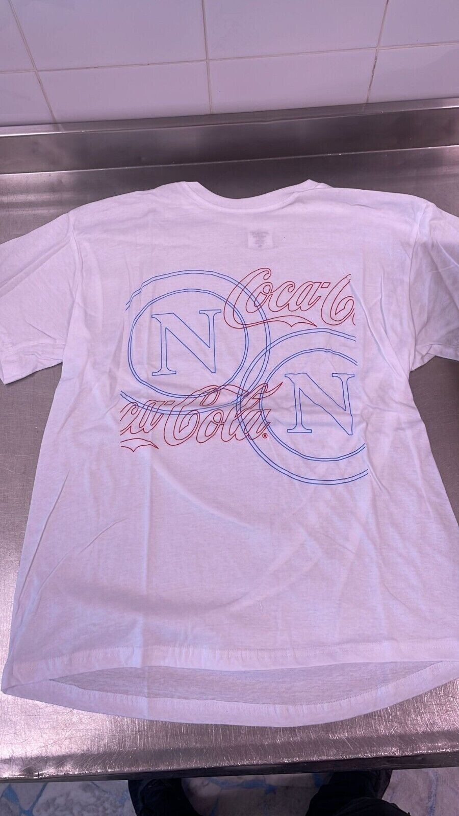 SSC Napoli and Coca-Cola Branded T-Shirt