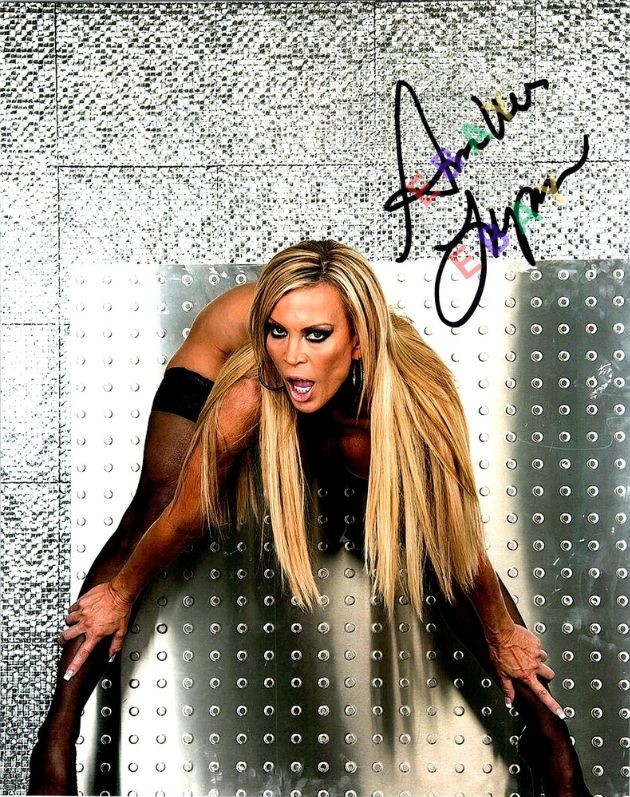 Amber Lynn Signed Autographed Sexy Adult 8x10 Model Photo with Proof & COA