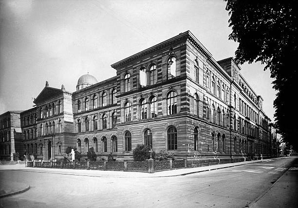 Germany Stuttgart The Technical Highschool 1929 Historic Old Photo
