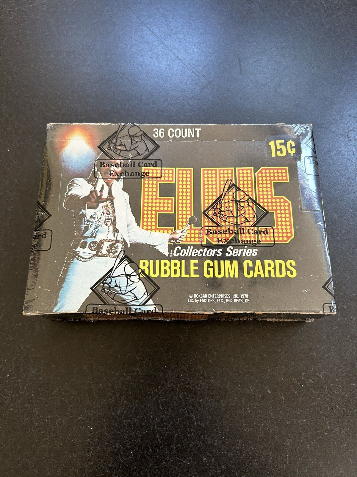 1978 Donruss ELVIS PRESLEY Collector Series Wax-Pack Box  BBCE Authenticated