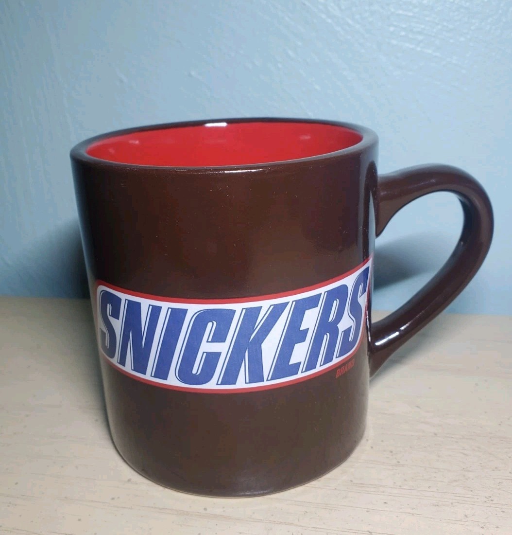 Snickers Coffee Cup Mug Mars Candy Bar 16oz 2016