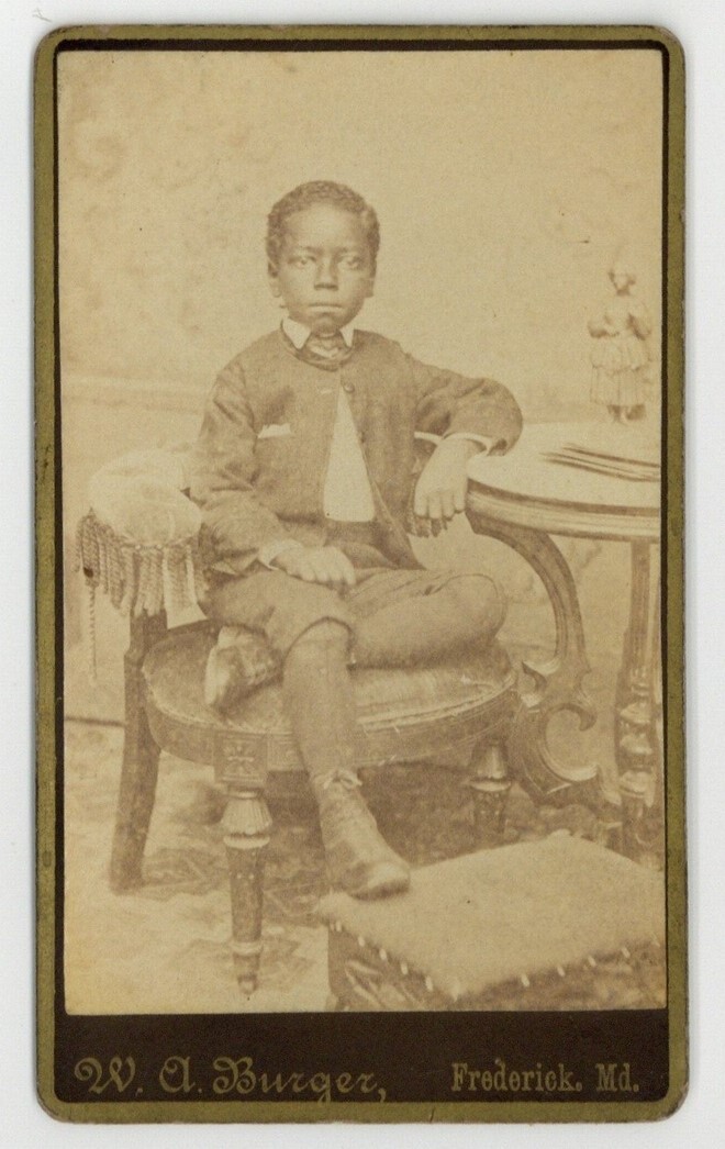 Preppy African American Boy 1880 Posh Wealthy Handsome Boujie Black Man Photo