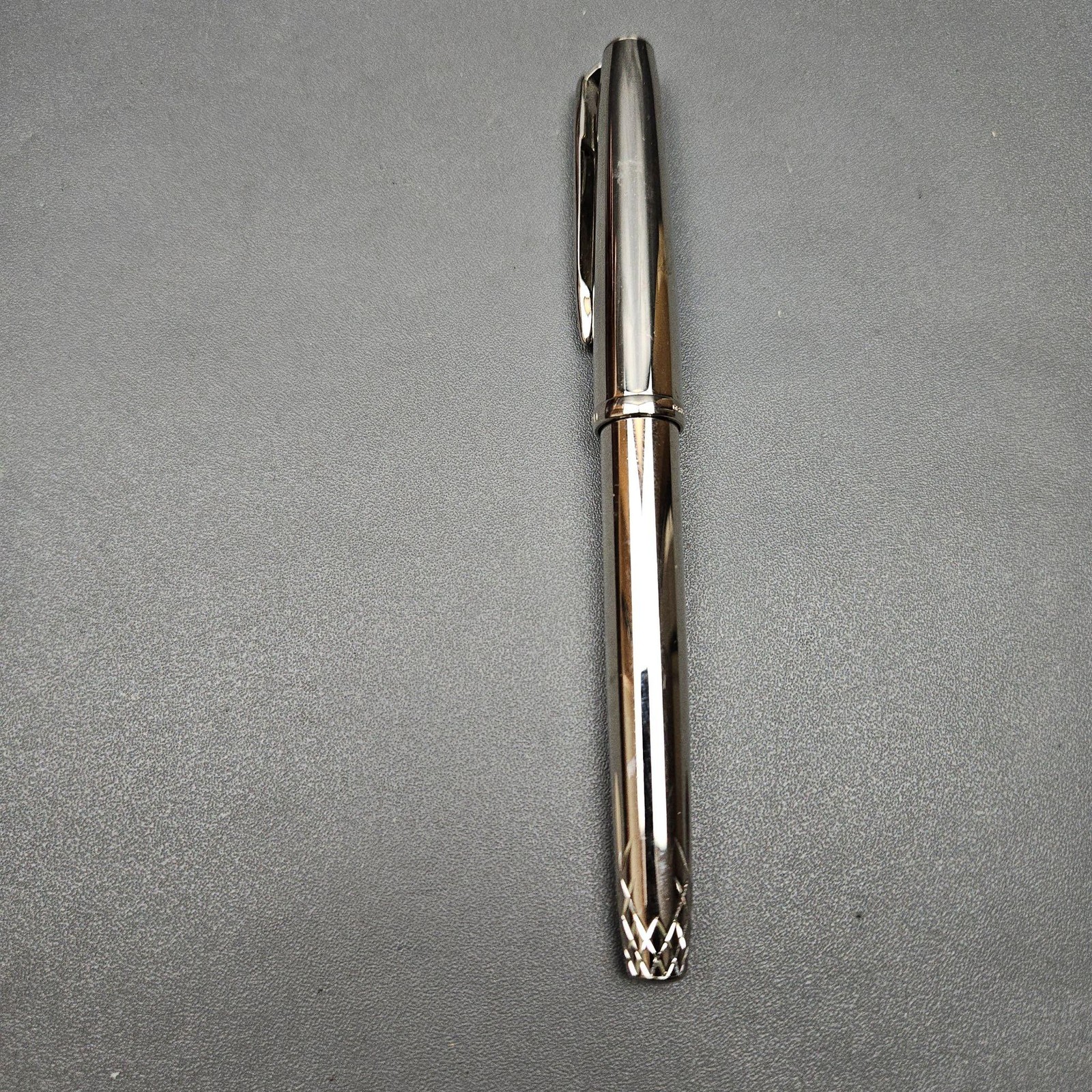 Waterford Writing Instruments Lismore Metal Rollerball Pen Silver Engraved