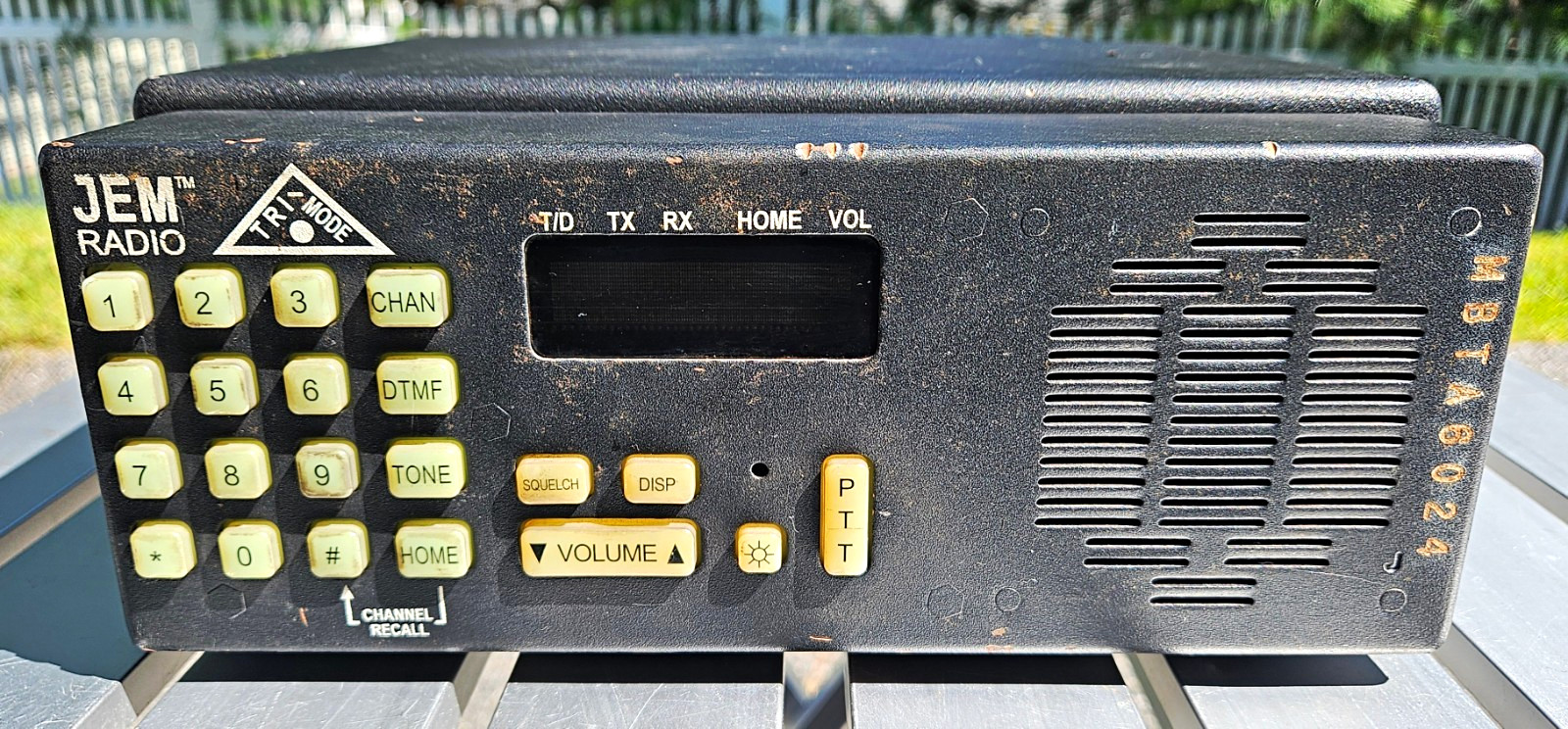 JEM MBTA Clean Cab Railroad Locomotive Radio Tri-Mode G17012-321 Untested