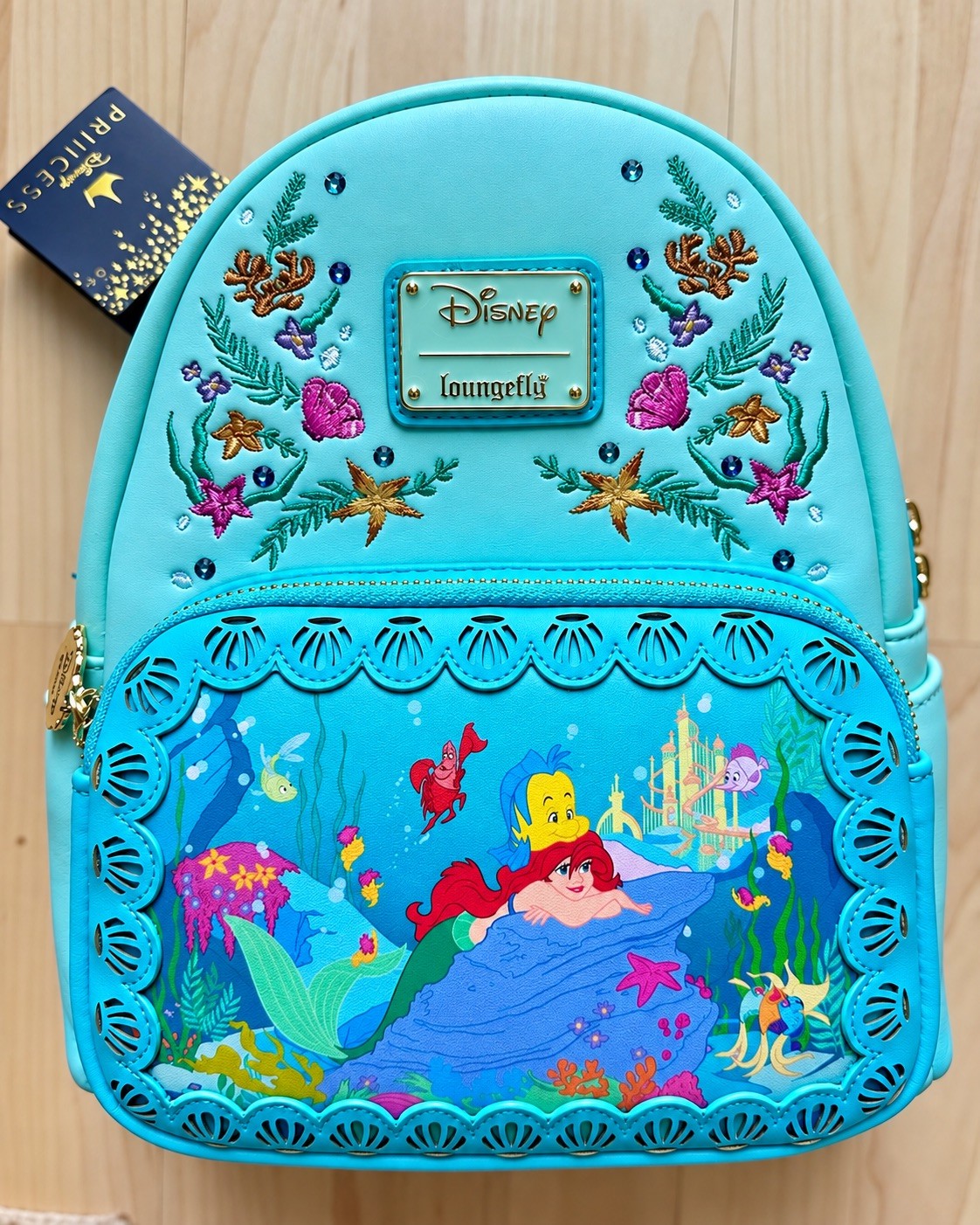 Loungefly Disney Little Mermaid Princess Stories Series Ariel Mini Backpack NWT
