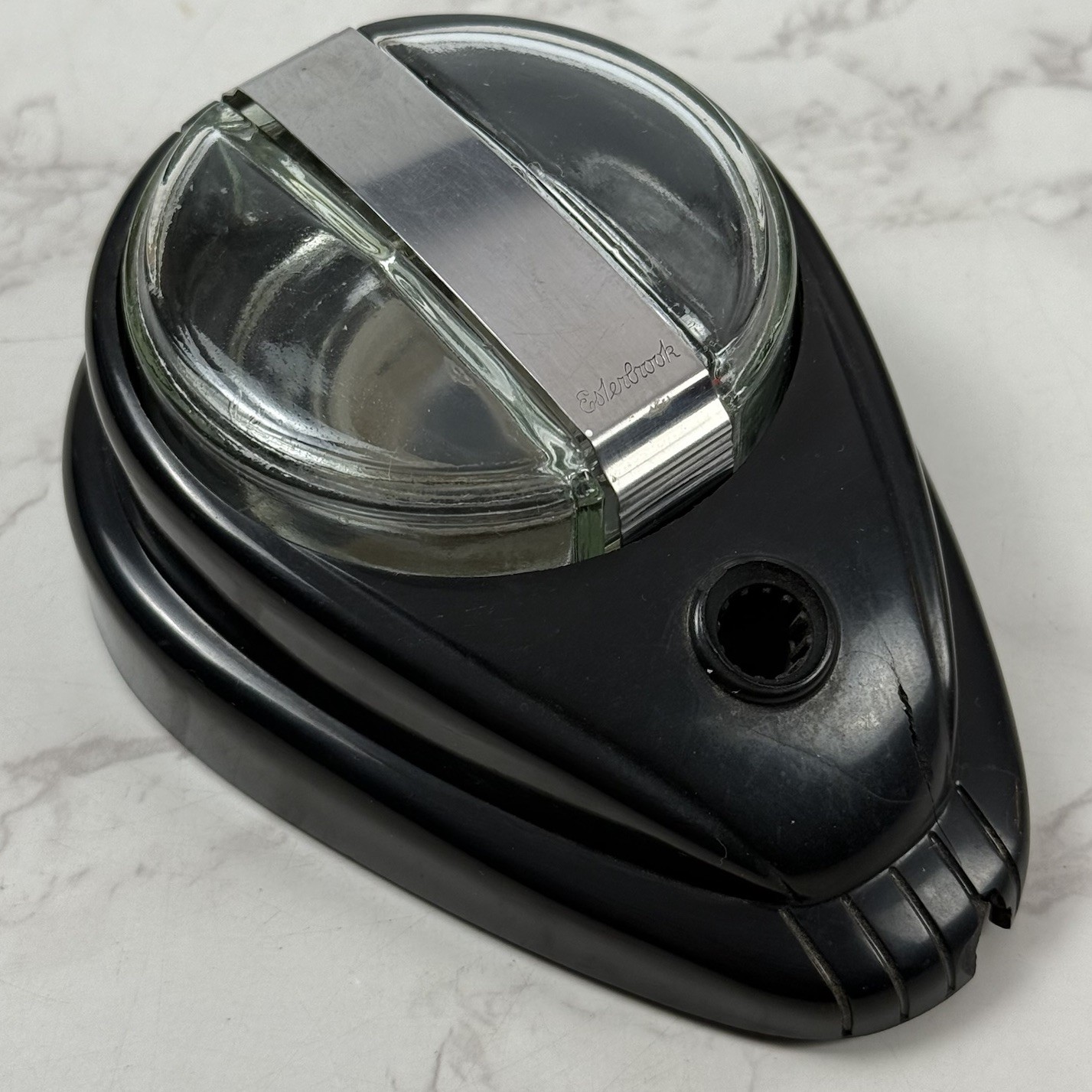 Esterbrook Fountain Inkwell No. 407 Antique Black Bakelite Art Deco READ Esterbrook Fountain Inkwell No. 407 Antique Black Bakelite Art Deco READ
