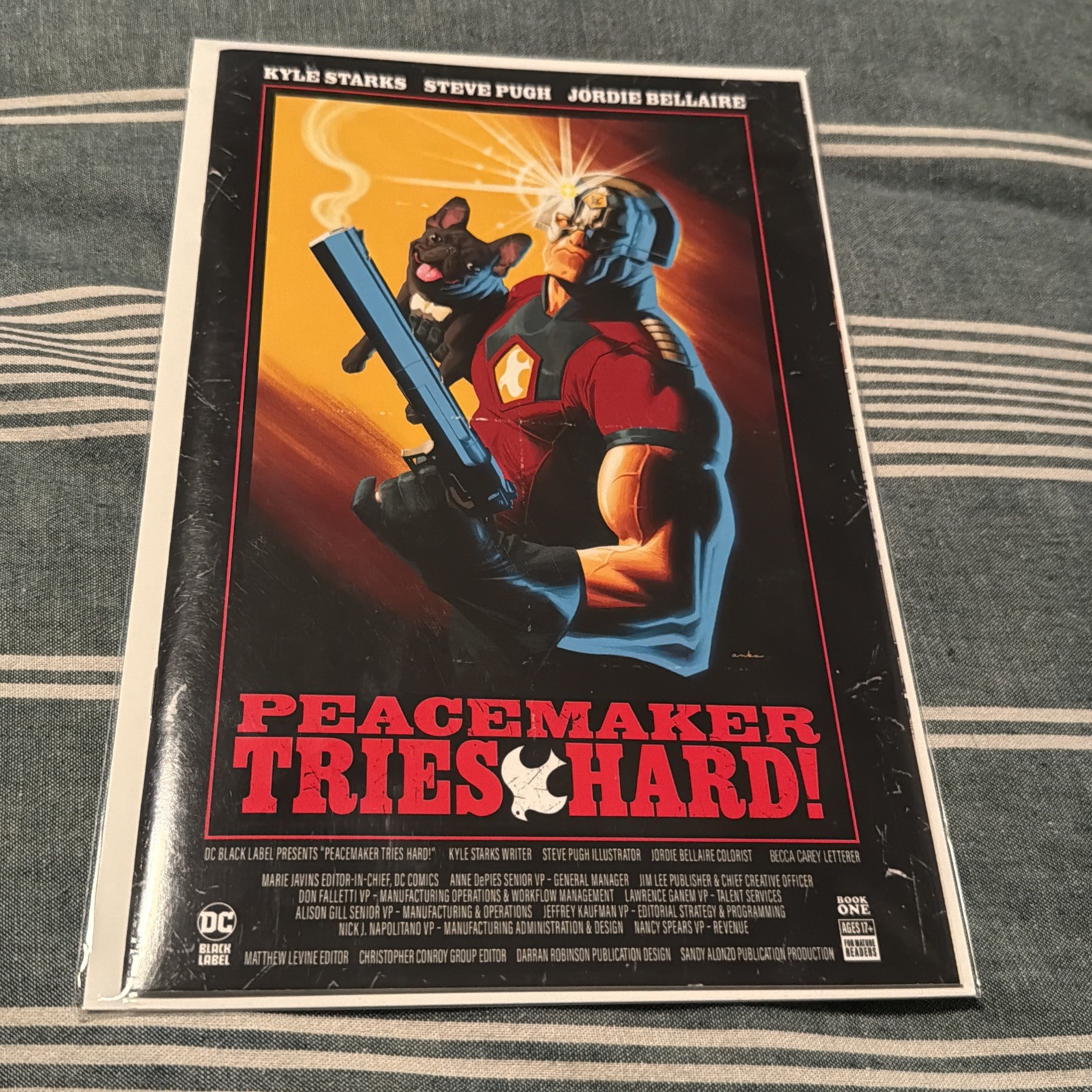 Peacemaker Tries Hard TPB Paperback DC Kyle Starks Steve Pugh NEW 2026 Peacemaker Tries Hard TPB Paperback DC Kyle Starks Steve Pugh NEW 2026