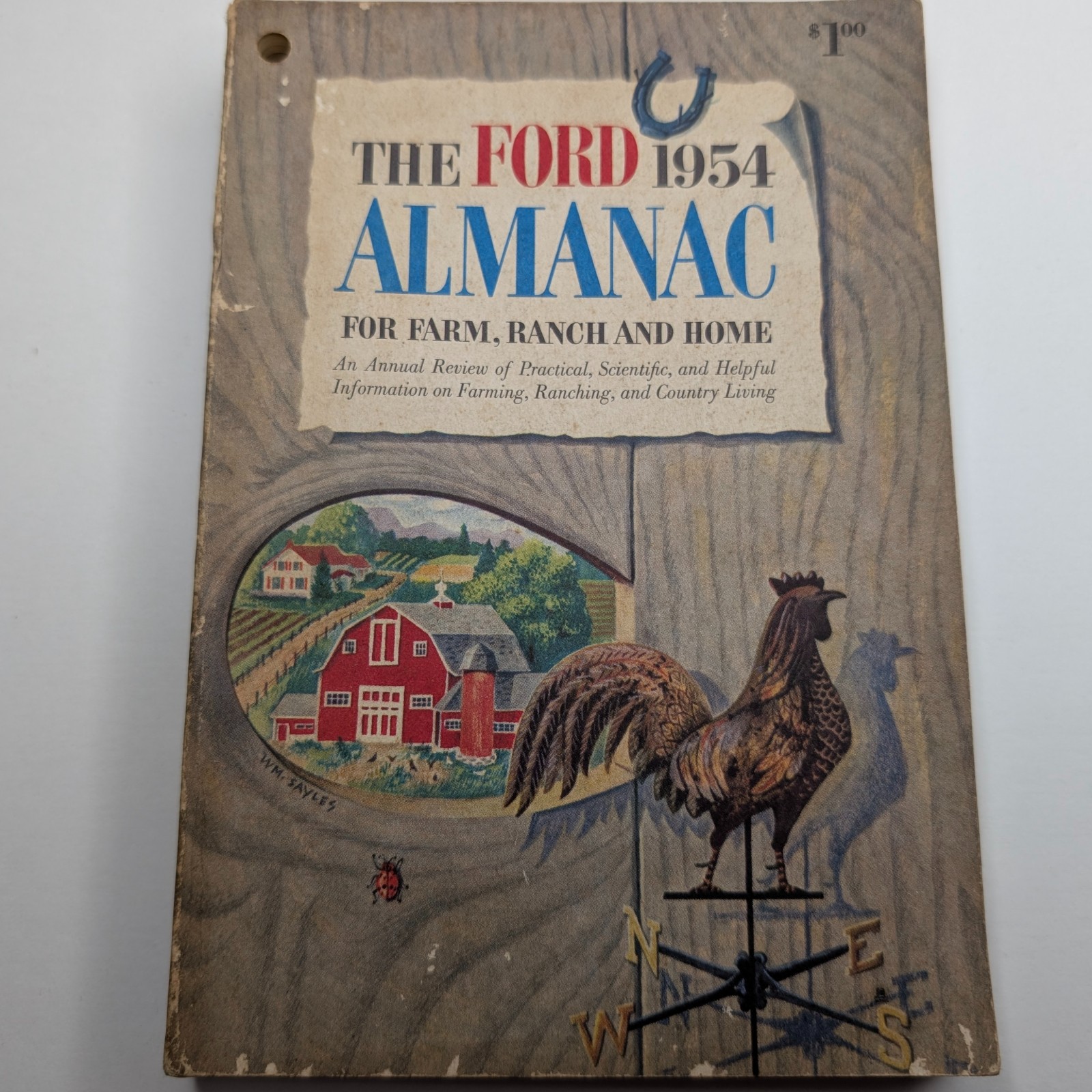 Vtg 1954 Ford Almanac Book Farm Ranch Home Simon & Schuster Agriculture Guide Vtg 1954 Ford Almanac Book Farm Ranch Home Simon & Schuster Agriculture Guide