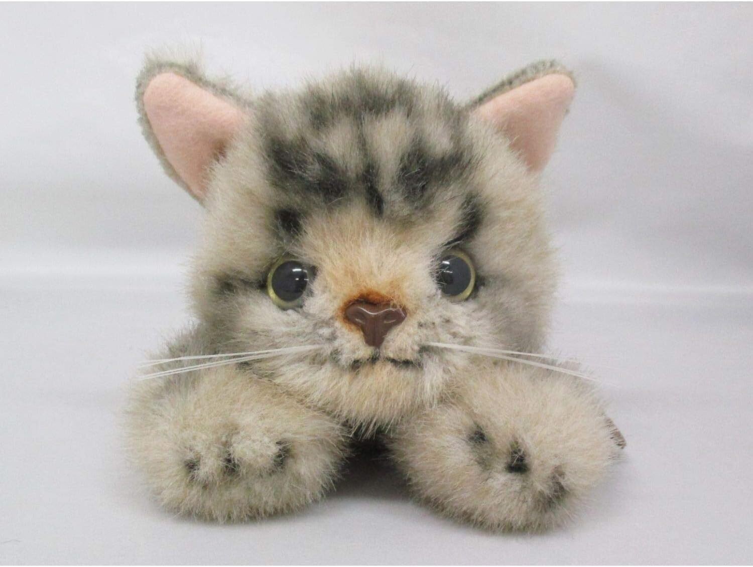 American Shorthair Lying Cat Plush Graceful Series Made in Japan 20cm Sanei