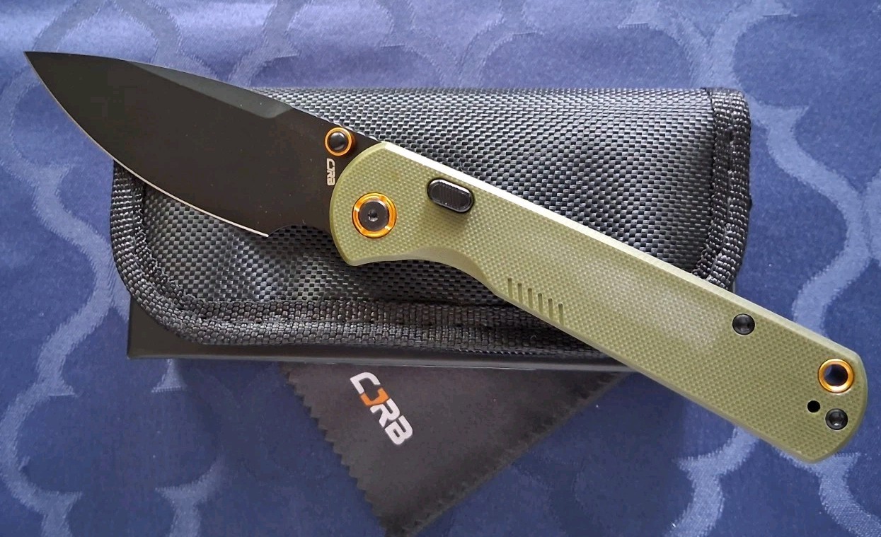 *NEW*🔥 CJRB - Latitude EDC Knife w/AR-RPM9 Blade &  Green G10 Handle (1975-BGN)