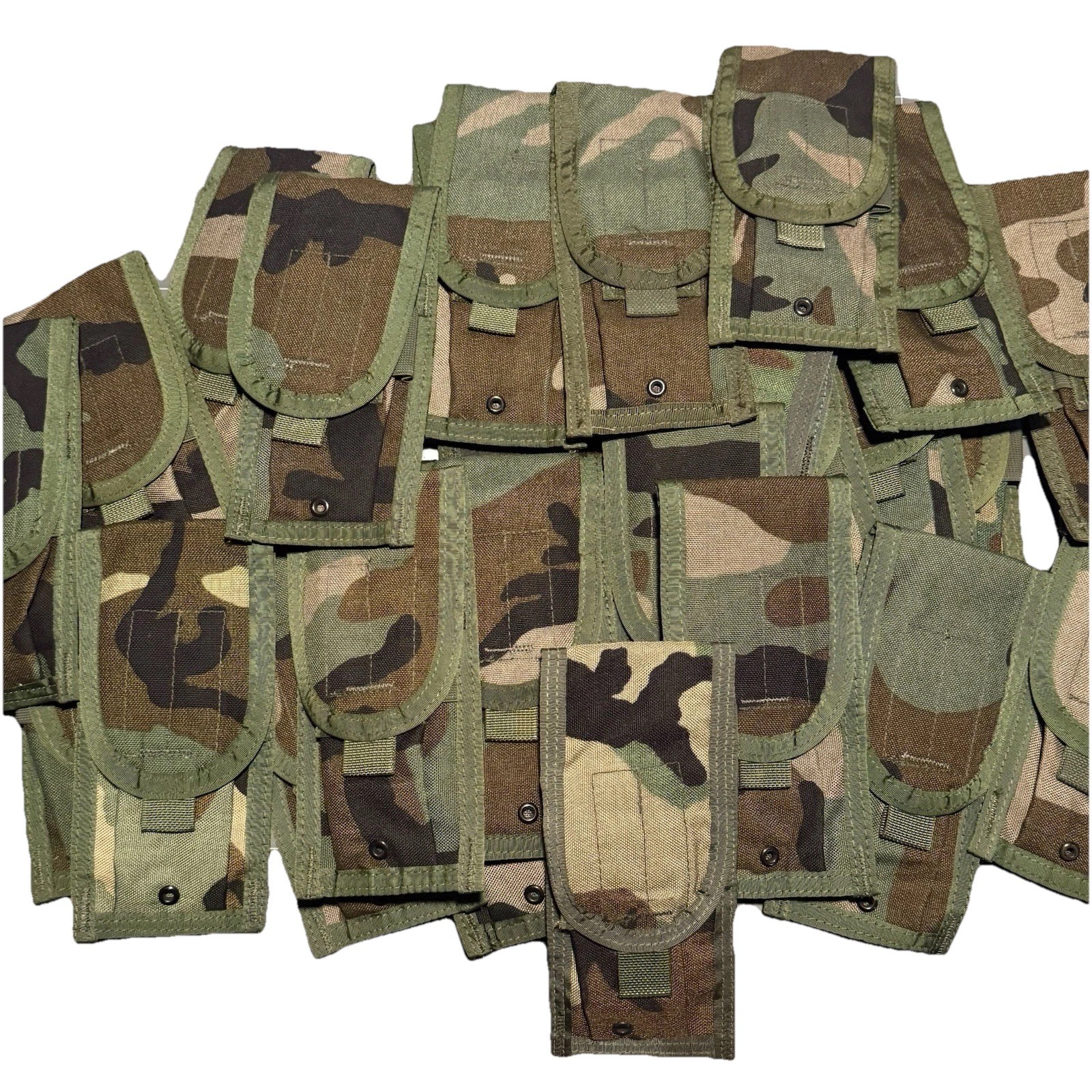 1x USGI MOLLE II Double Magazine Pouch M81 / Woodland - New Old Stock NOS GWOT