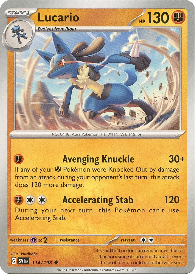 Lucario [SVI - 114/198] NM