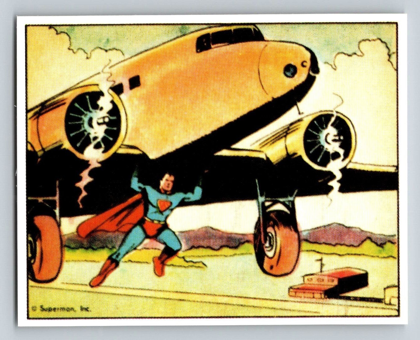 Superman Superman 1984 Superman Gum GUM INC. #38 Limited Edition Reprint