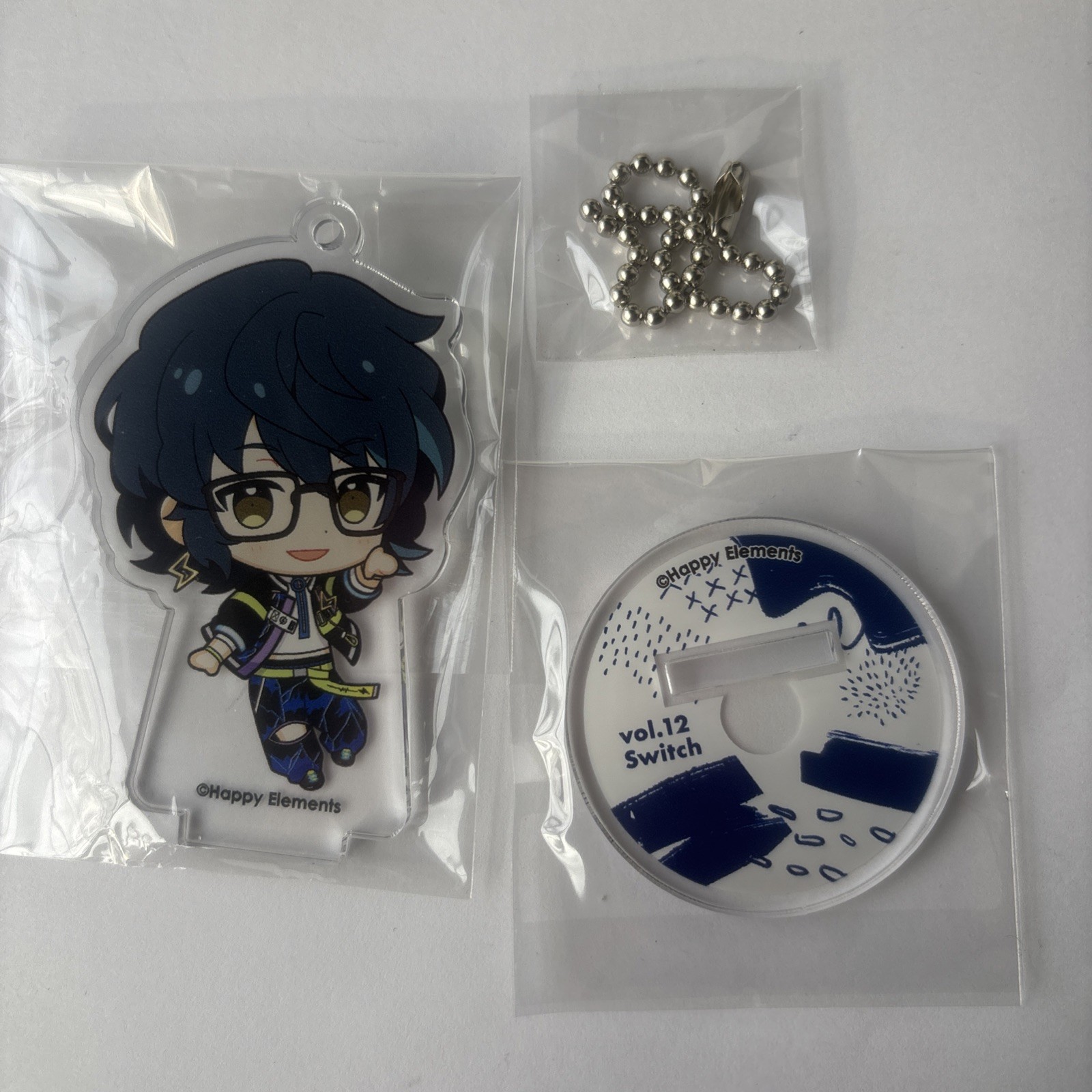 Ensemble Stars Tsumugi Aoba Switch Acrylic Stand Keychain Vol.12 Happy Elements