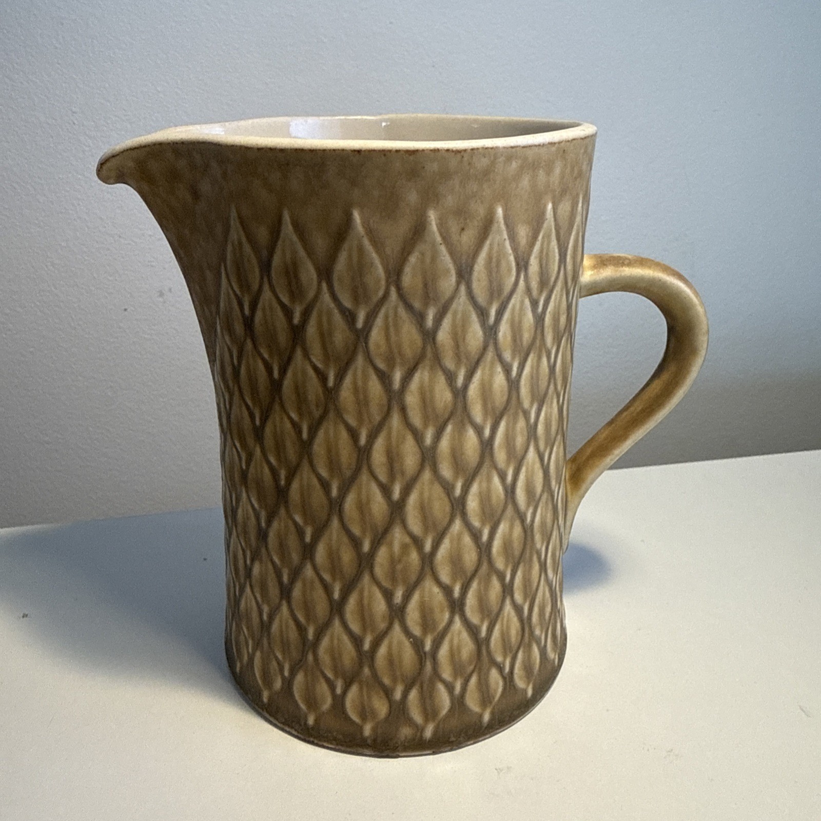 1960s Danish Modern Ceramic Relief By Jens Quistgaard Milk Pitcher 1960s Danish Modern Ceramic Relief By Jens Quistgaard Milk Pitcher