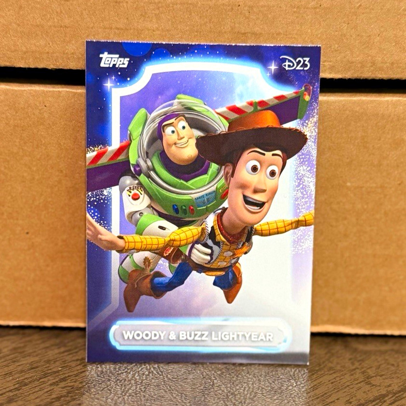 2026 Disney D23 Exclusive Toy Story Card Woody & Buzz Lightyear