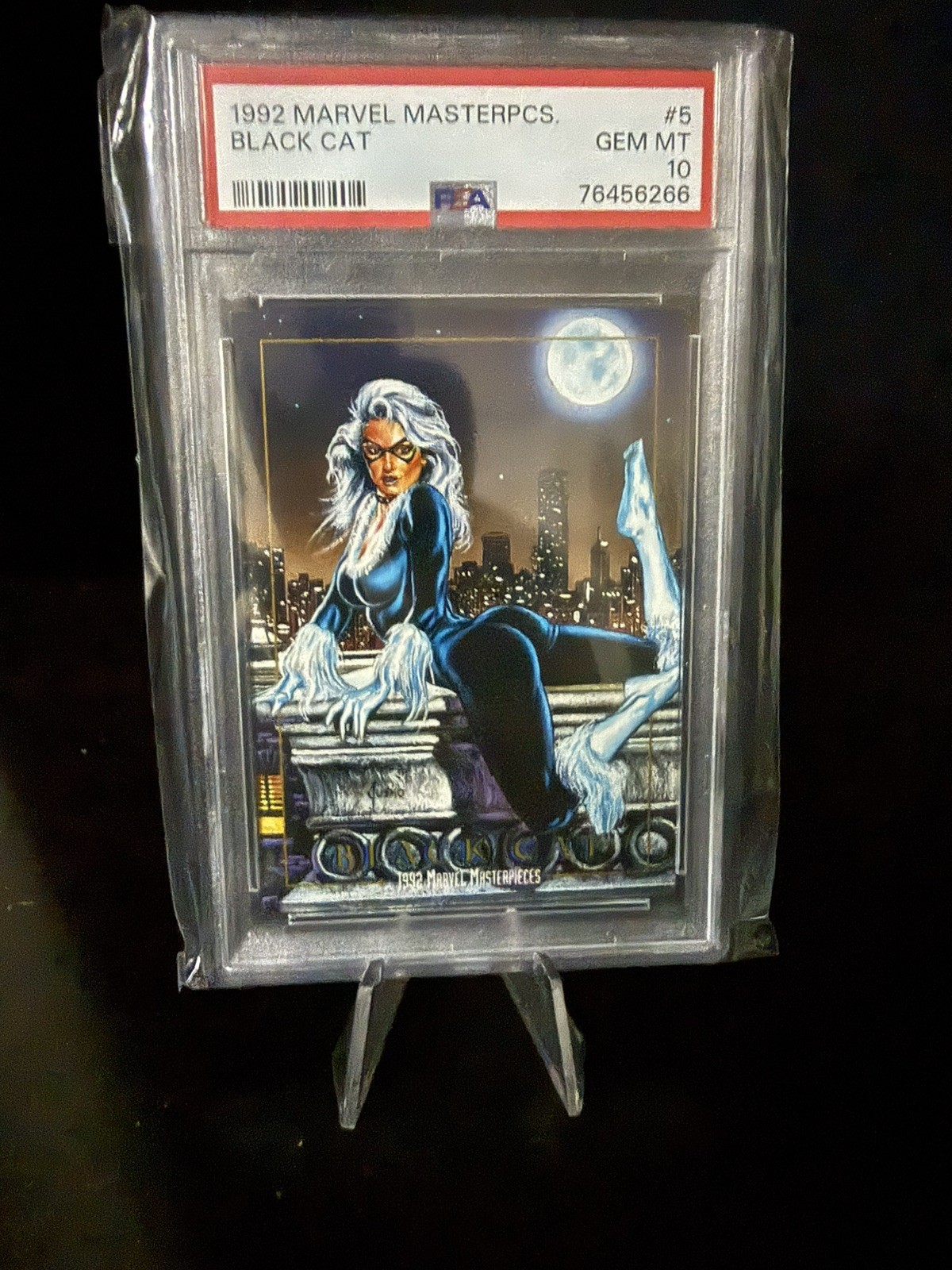 1992 Marvel Masterpieces PSA 10 Black Cat