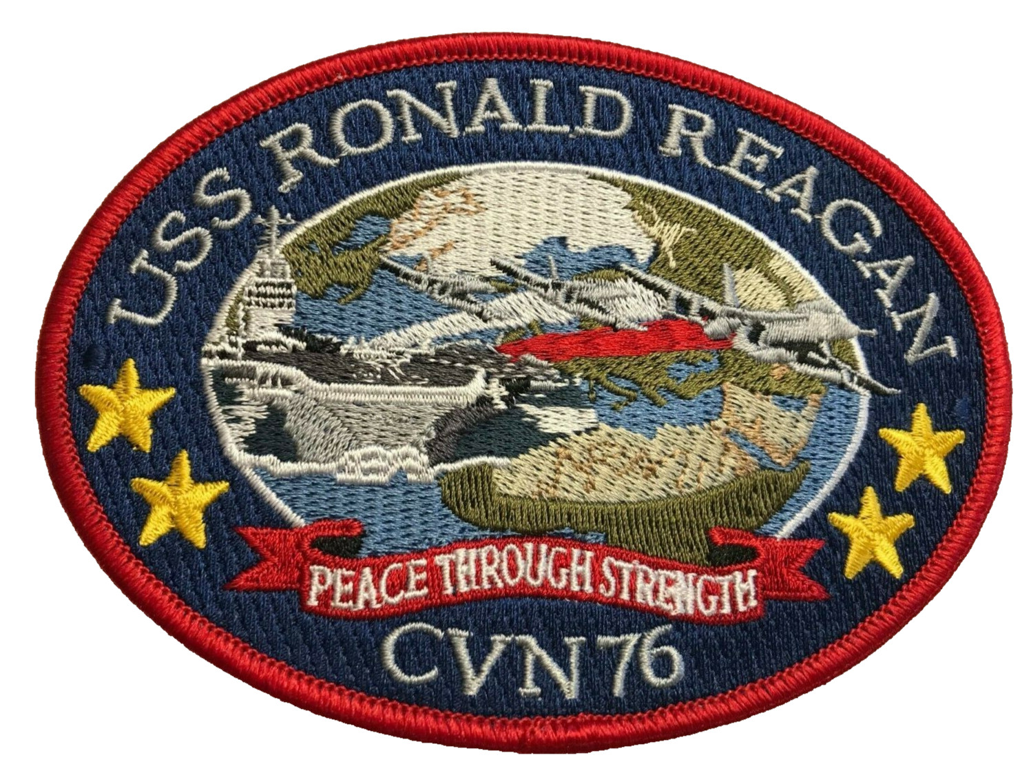 Patch of USS RONALD REAGAN (CVN-76) revised