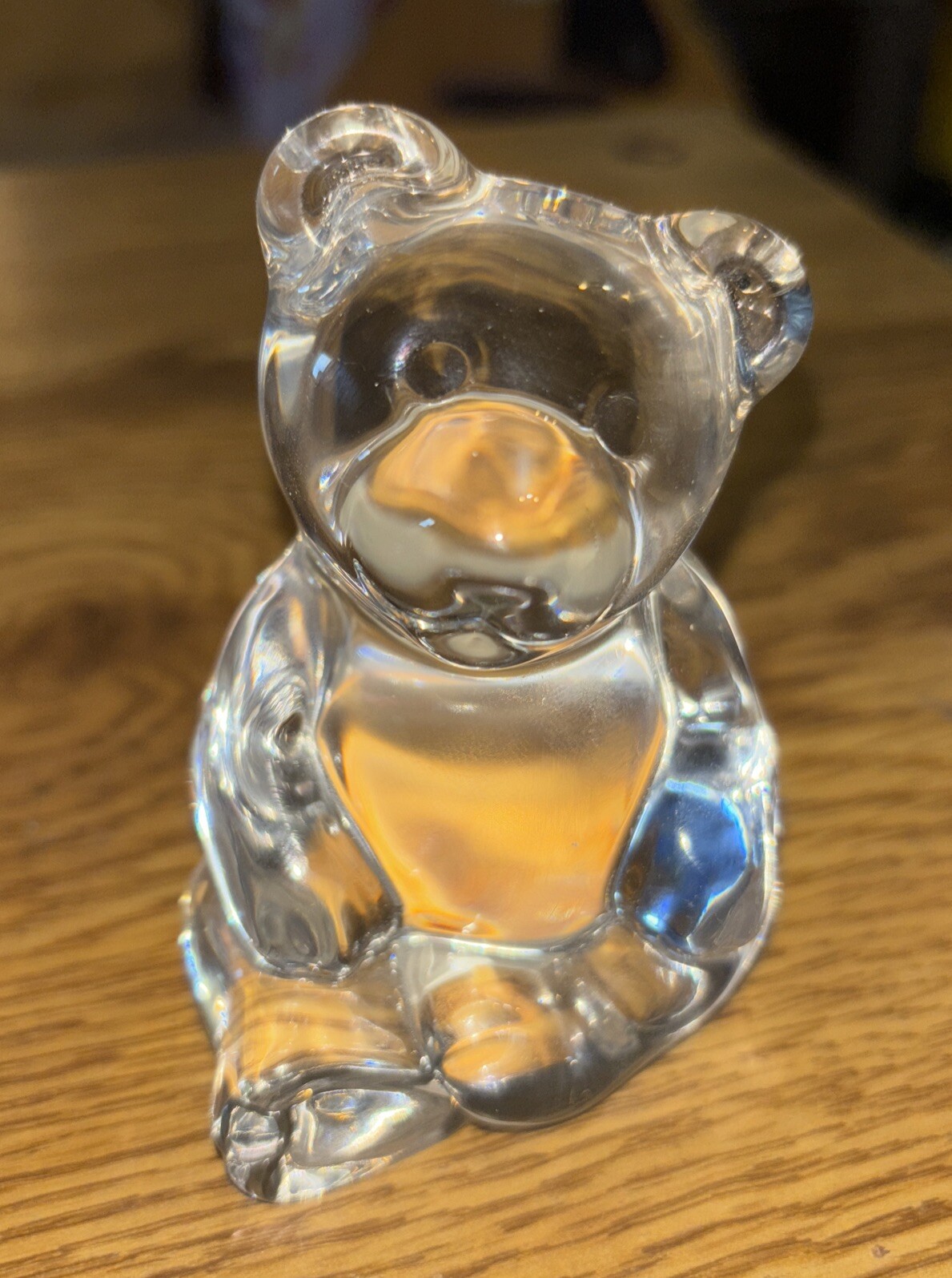 Teddy Bear 24% Lead Crystal Figurine, Princess House Germany 3-1/2 Teddy Bear 24% Lead Crystal Figurine, Princess House Germany 3-1/2
