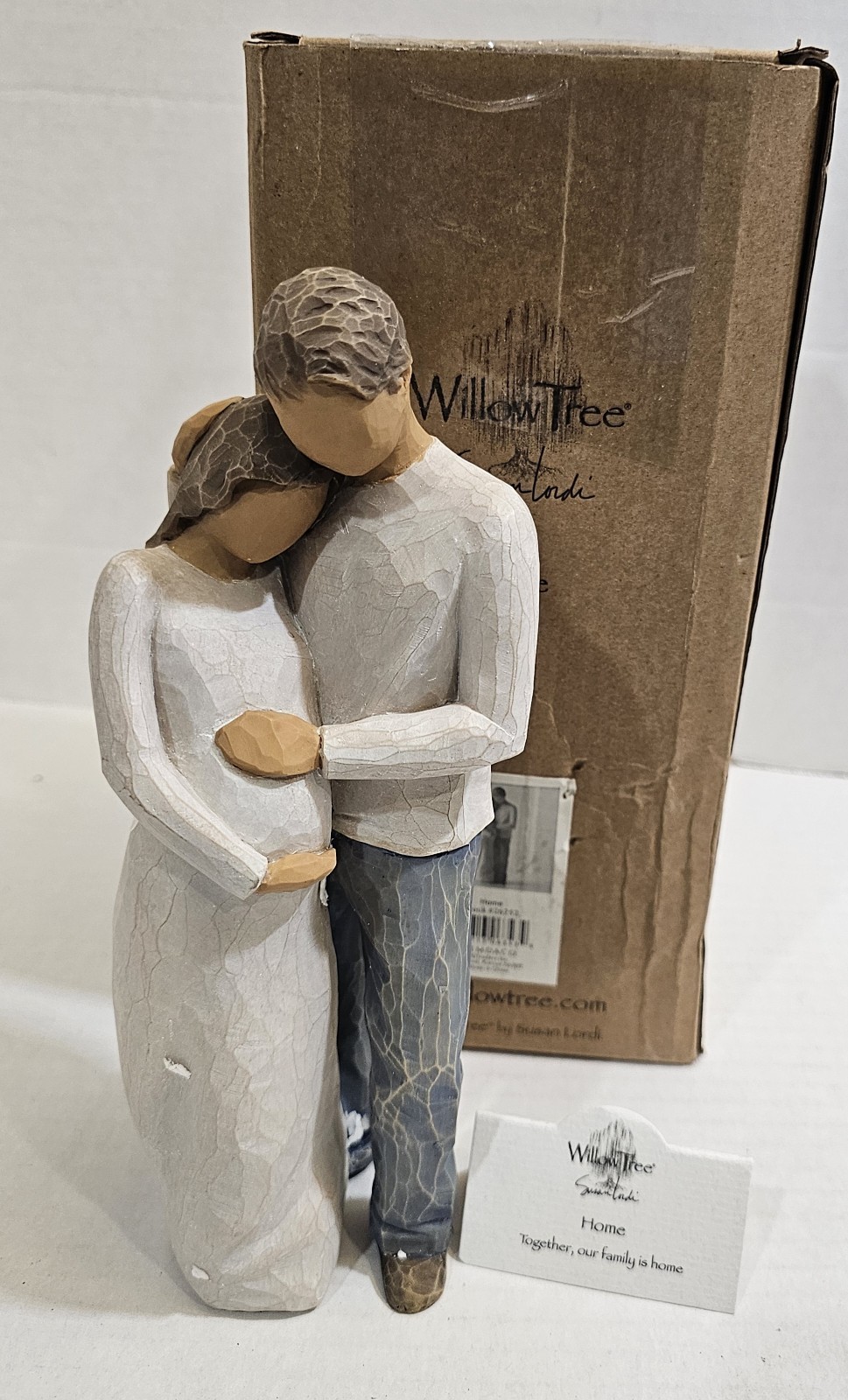 NEW Willow Tree HOME Susan Lordi Expecting Couple Figurine  Demdaco 