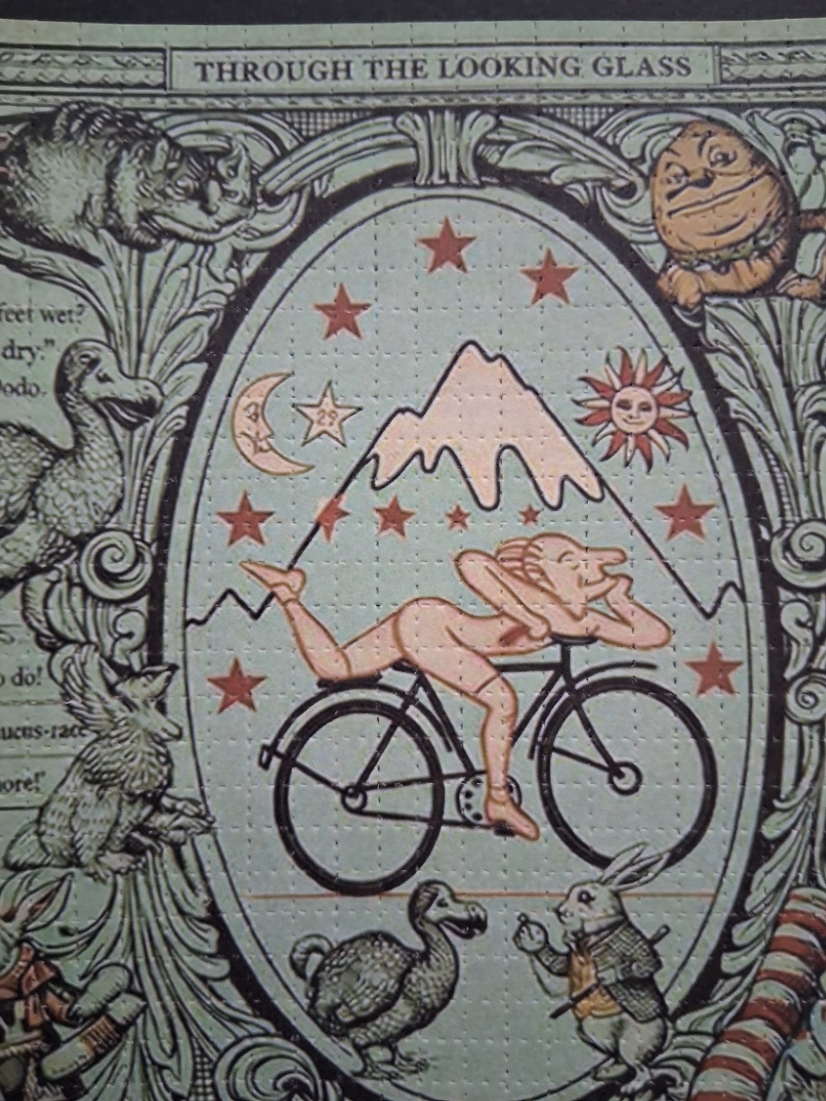 BLOTTER ART RIDE THROUGH THE LOOKING GLASS BIKE DAY 2026 DOUBLE SIDED PRINT