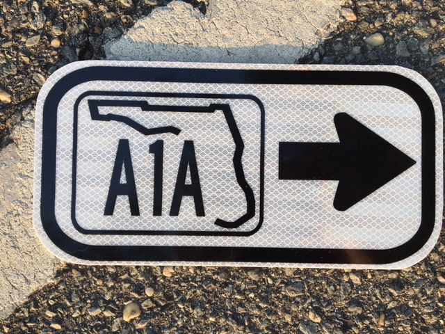 Florida A1A Road Sign - 12