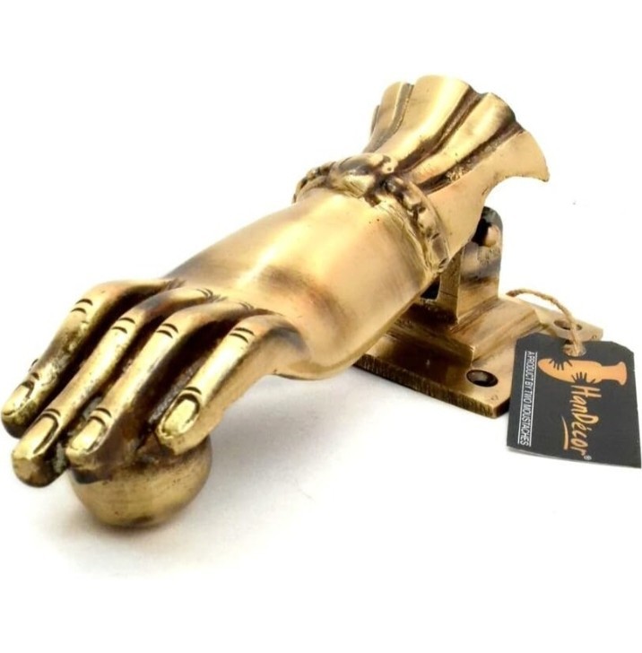 Brass Door Knocker Hand Design Handmade standard 6''