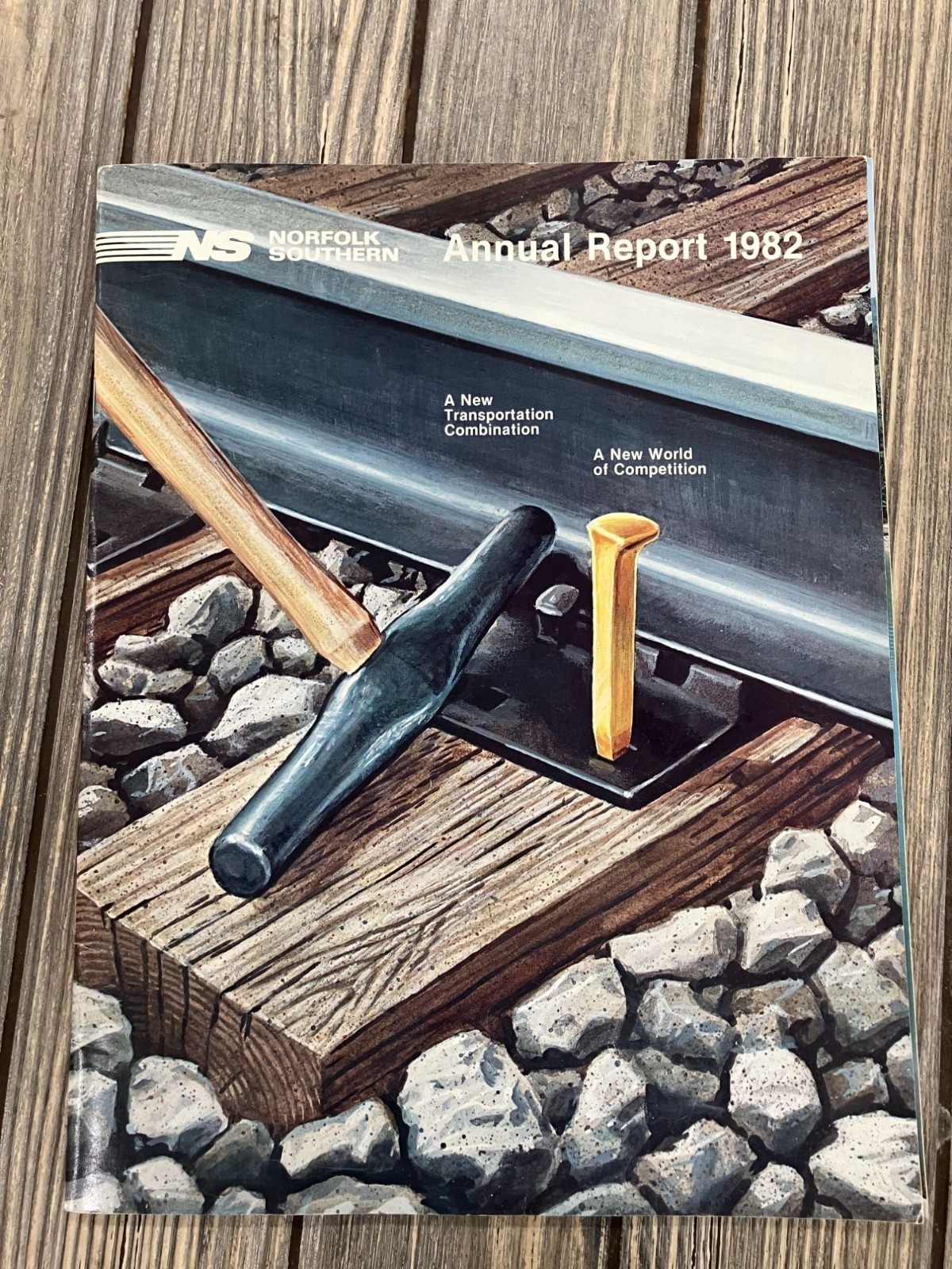 Norfolk Southern Annual Report 1982 Hardcover - A New Transportation Combination