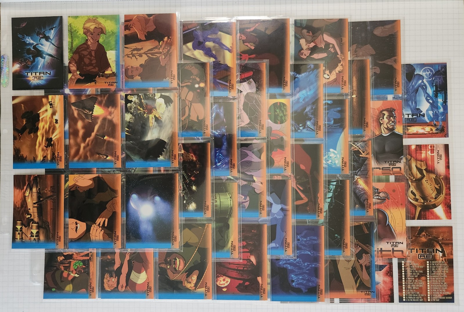 Titan AE Movie (x90 +Chase) Trading Card Set (Inkworks 2000)